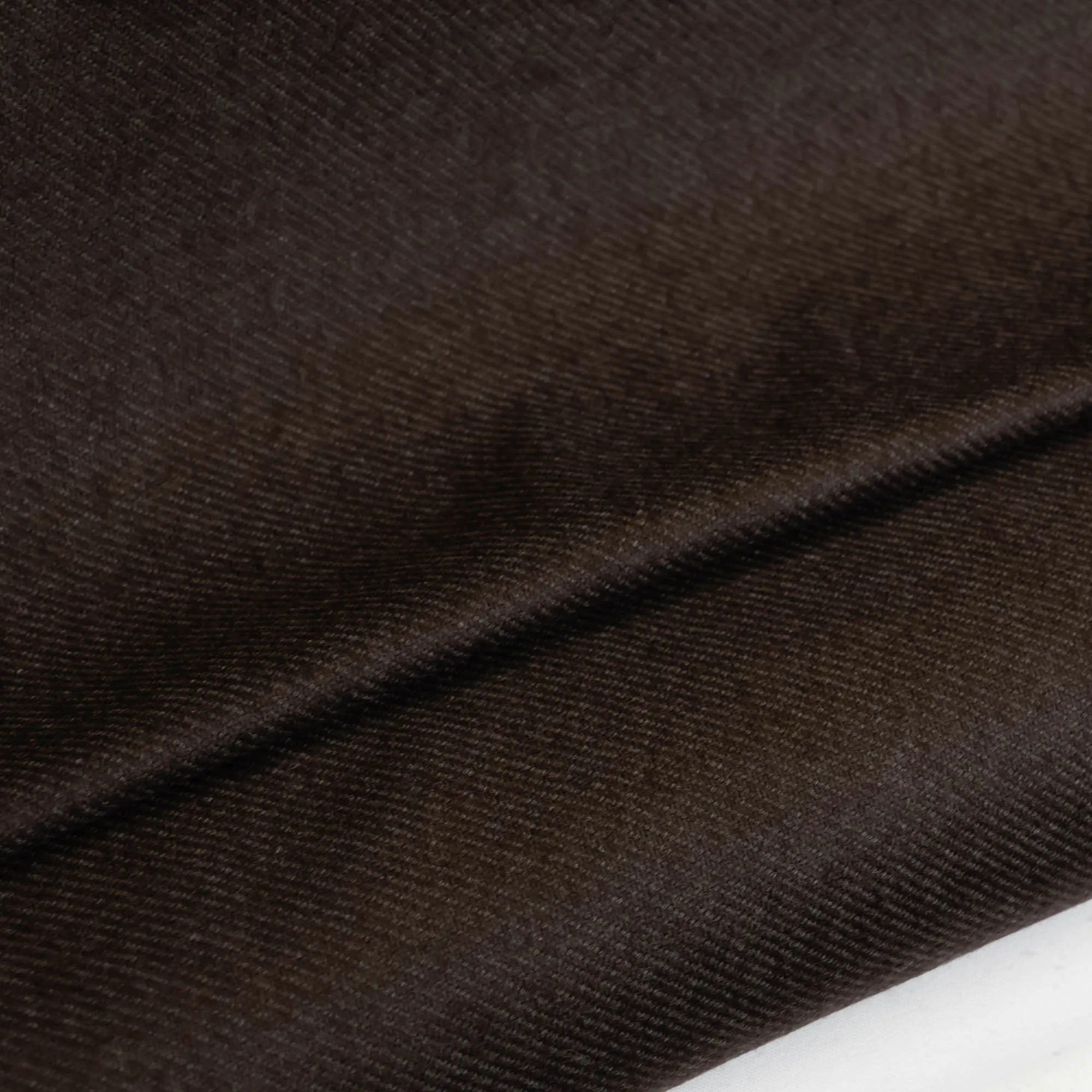 Zachte wol tweed bruin