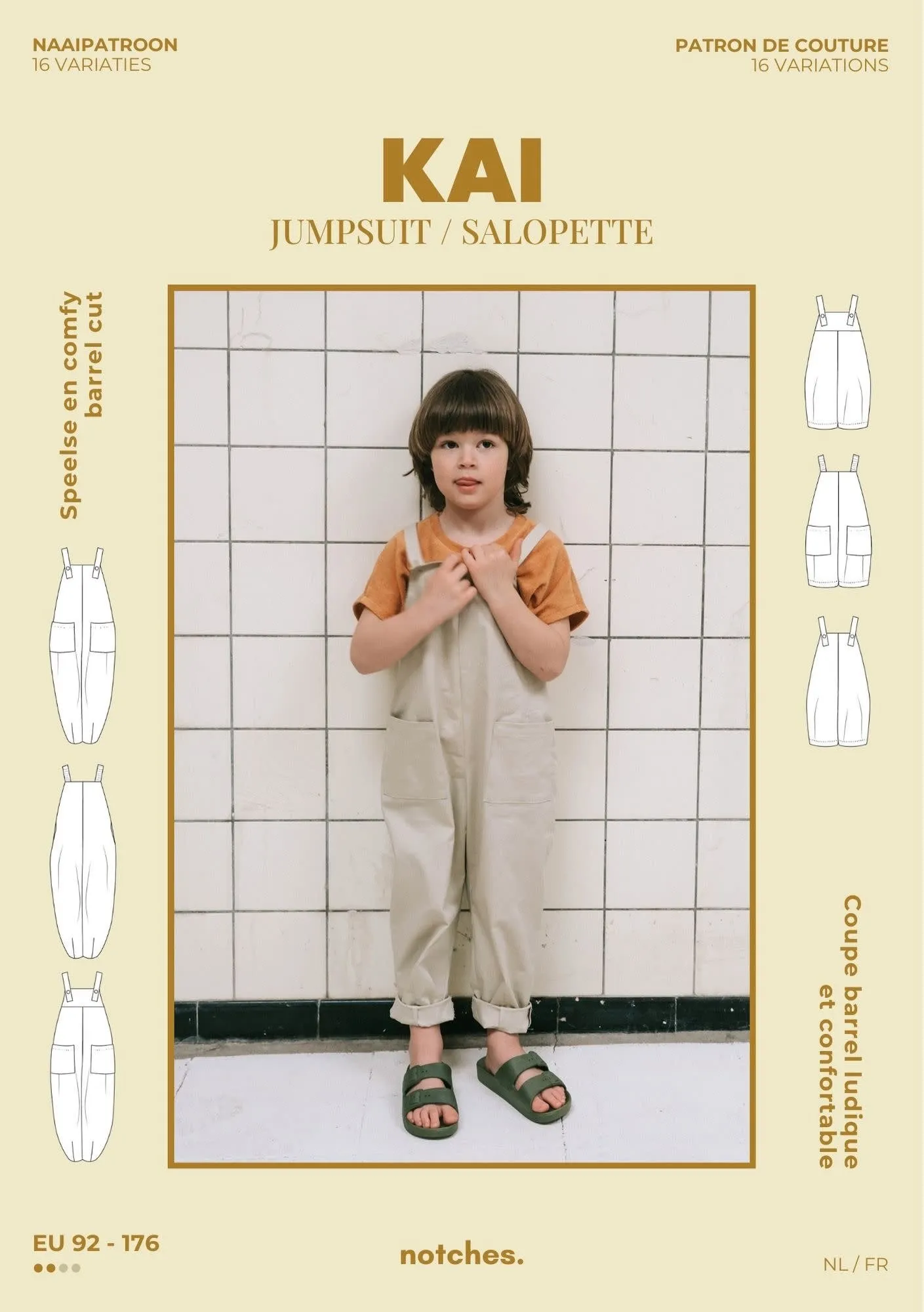 Patroon KAI jumpsuit - Notches