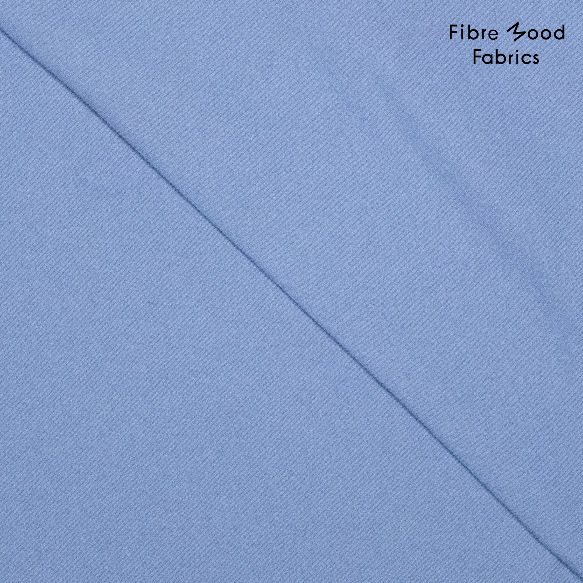 Boordstof rib blauw - Fibre Mood