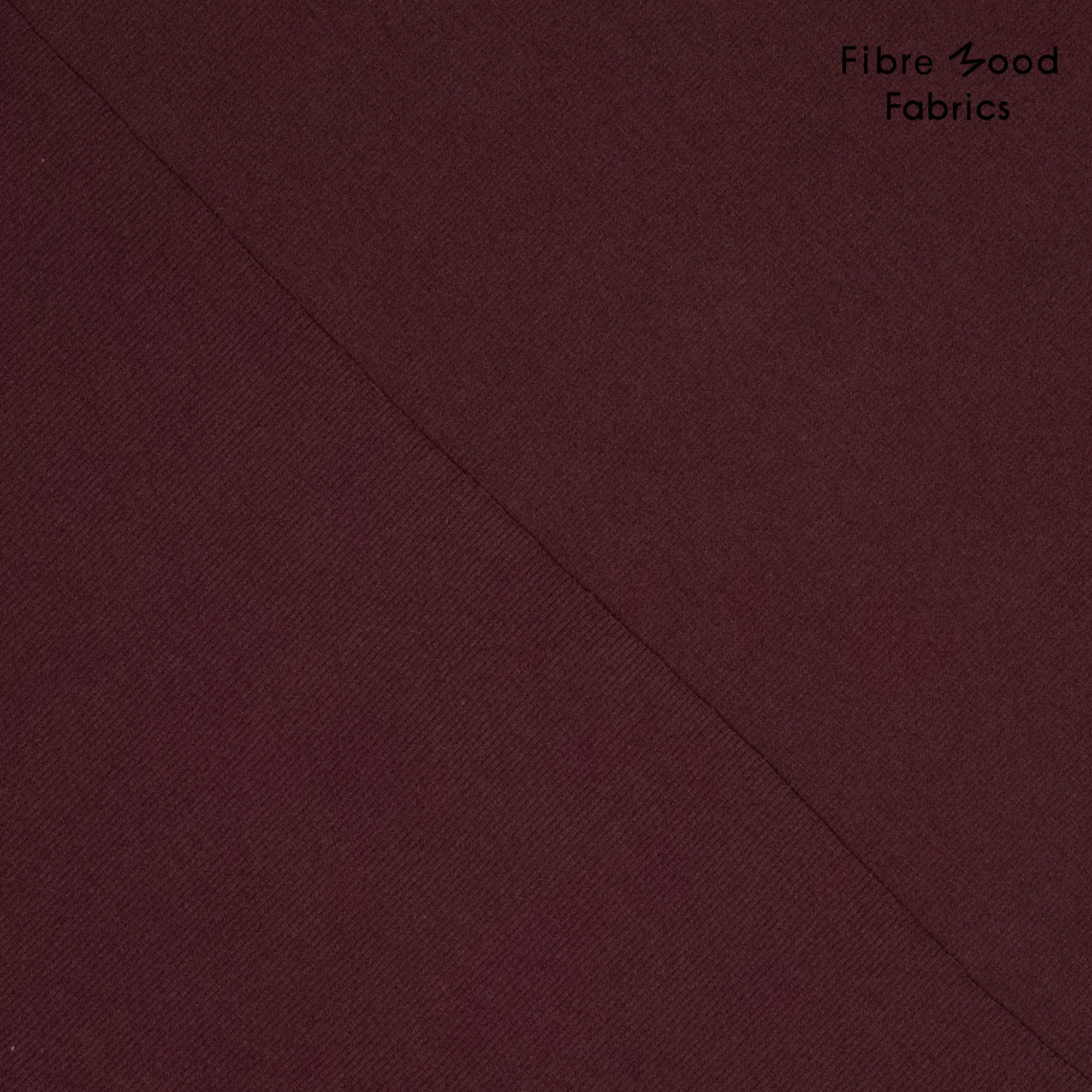 Boordstof rib donkerbruin  - Fibre Mood