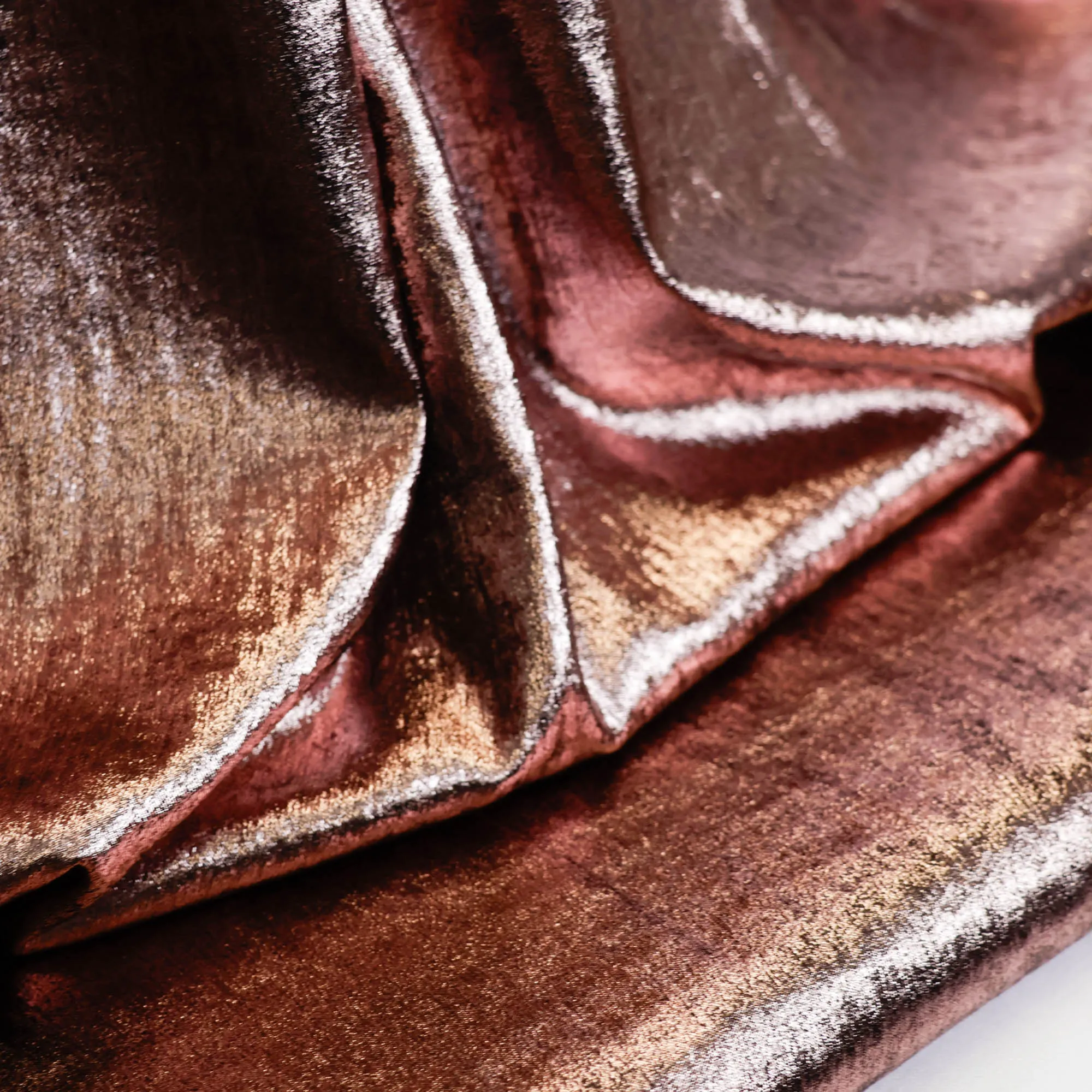 Satijn metallic roze