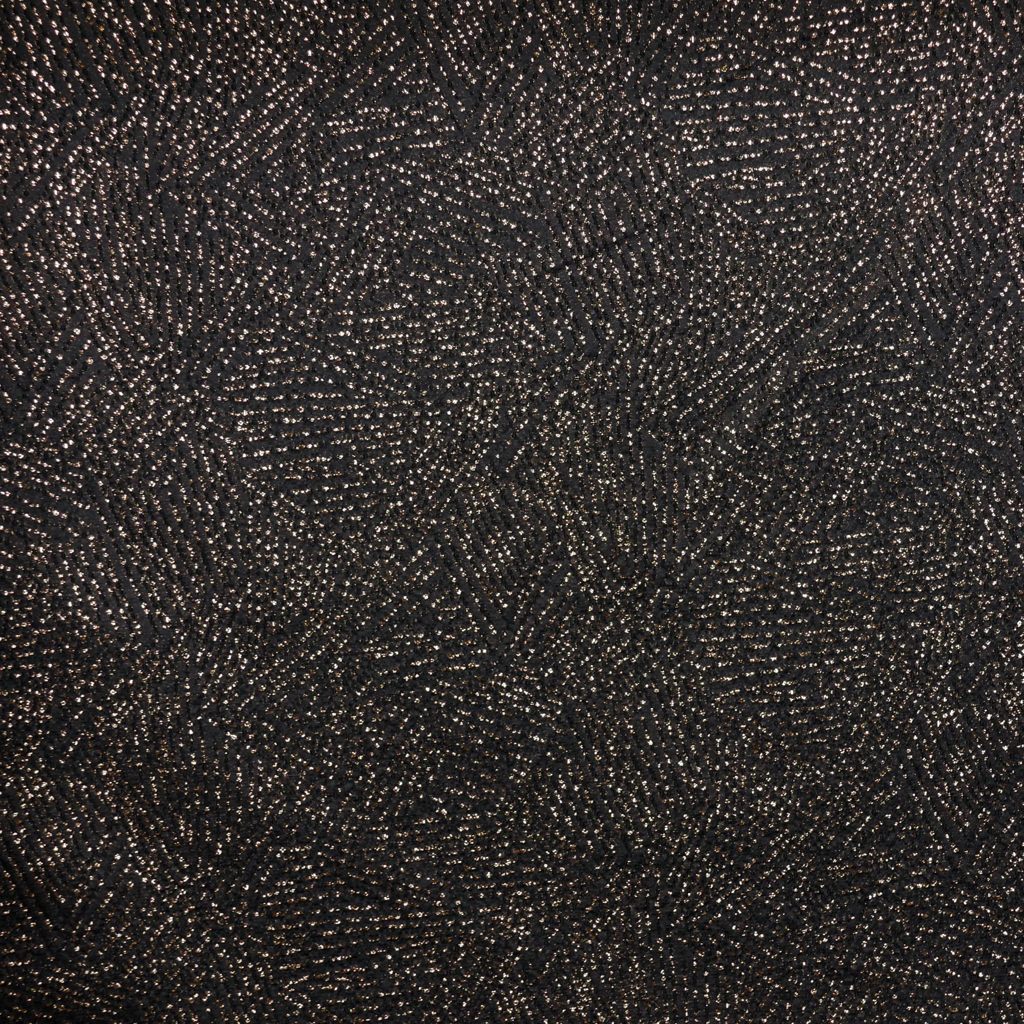 Jacquard polyester met gouden stippen