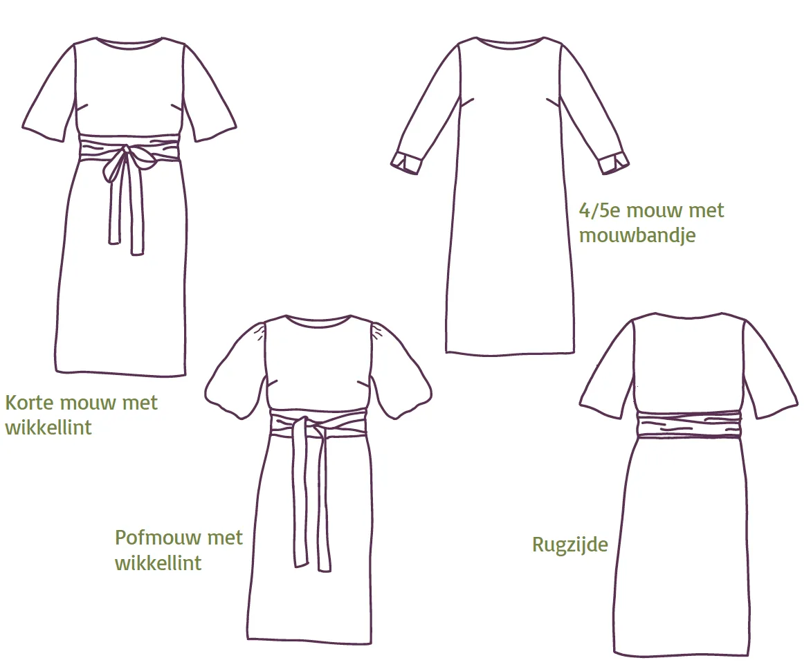 Patroon jurk Pippa 2.0 - Atelier Jupe
