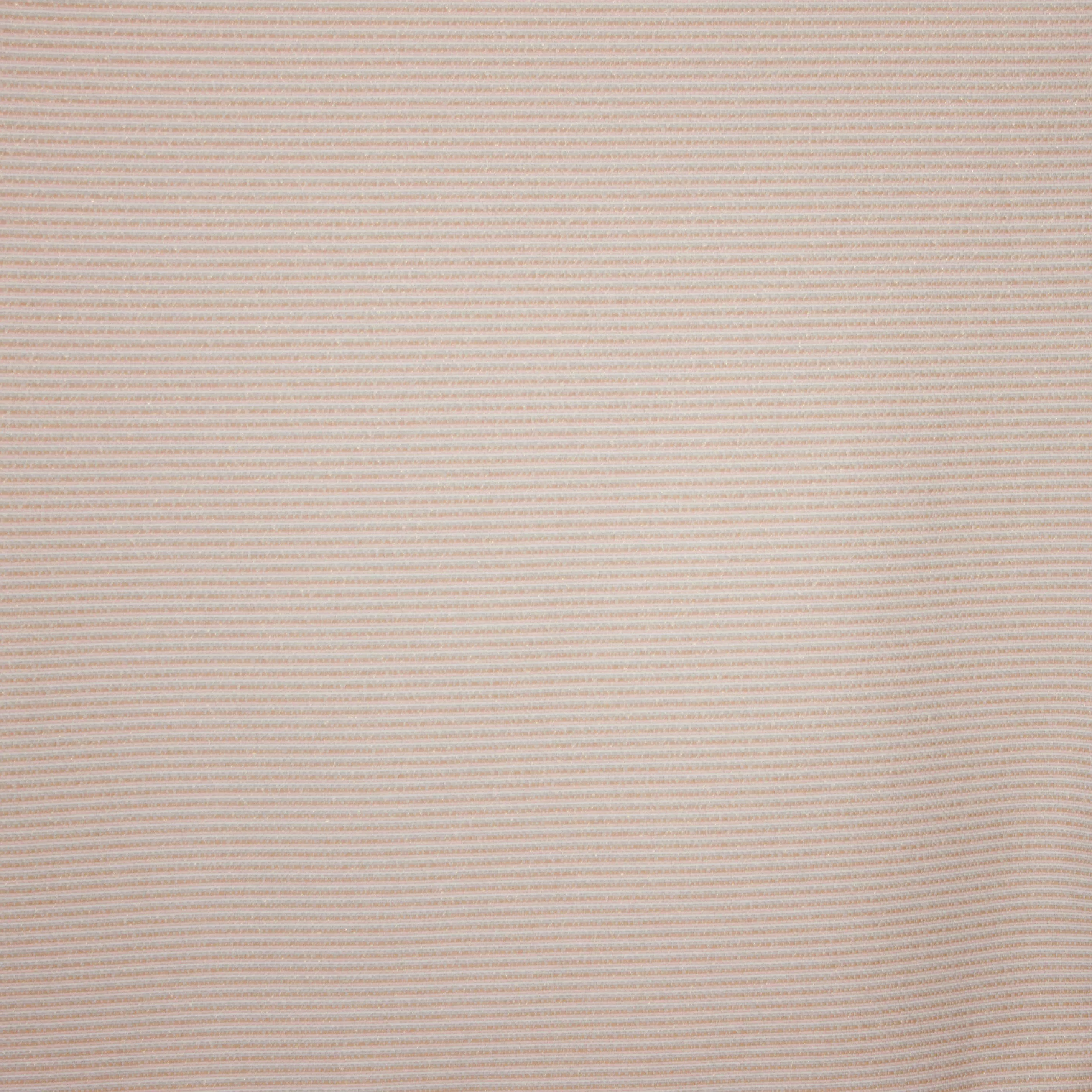 Chanelstof gestreept, beige / zalmroze / wit