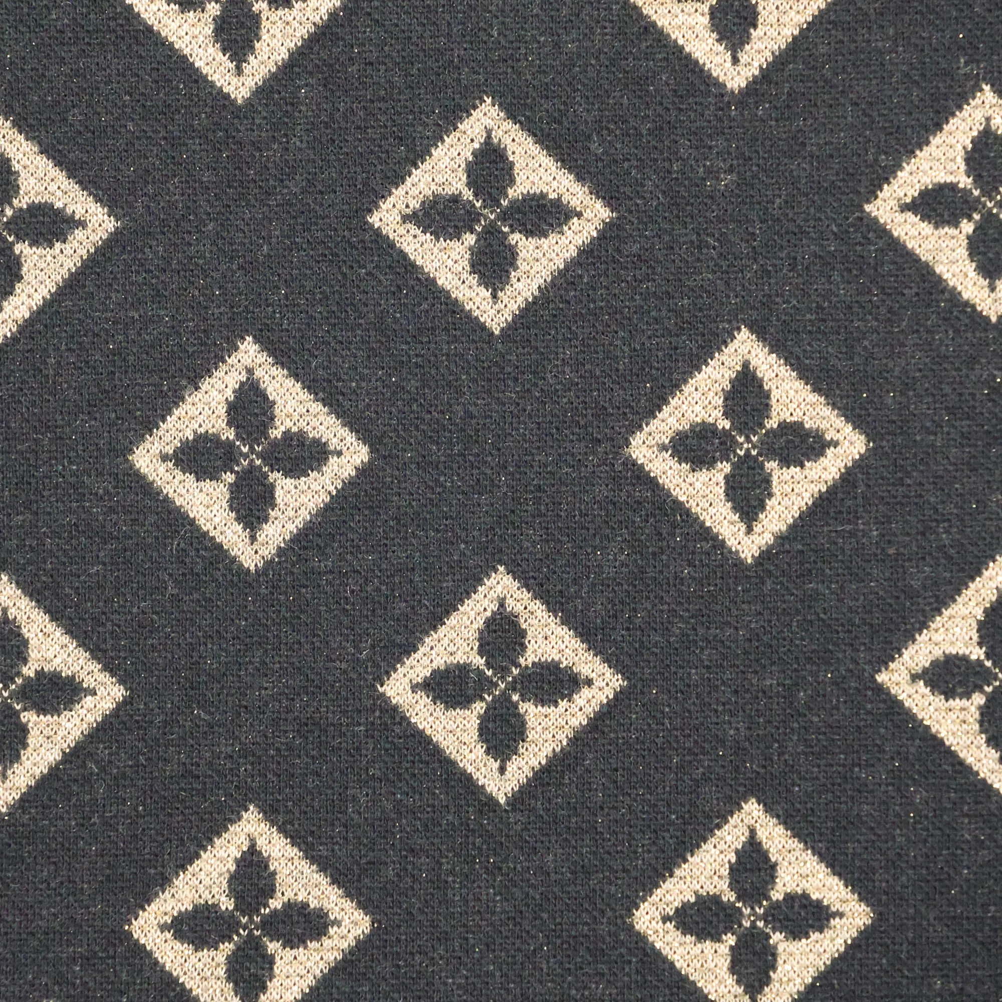 Jacquard tricot met geometisch patroon