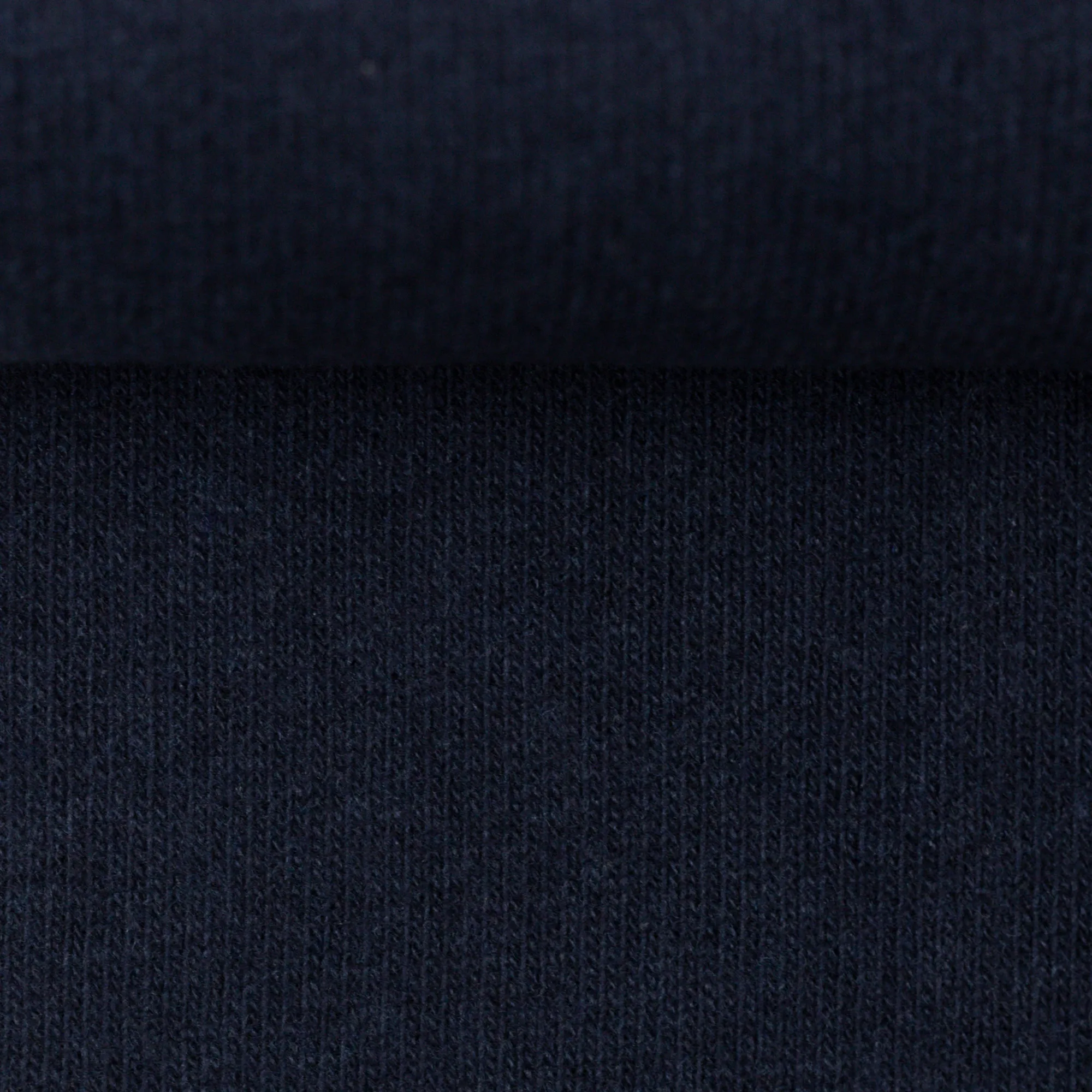 Breistof donkerblauw met gebrushte achterkant