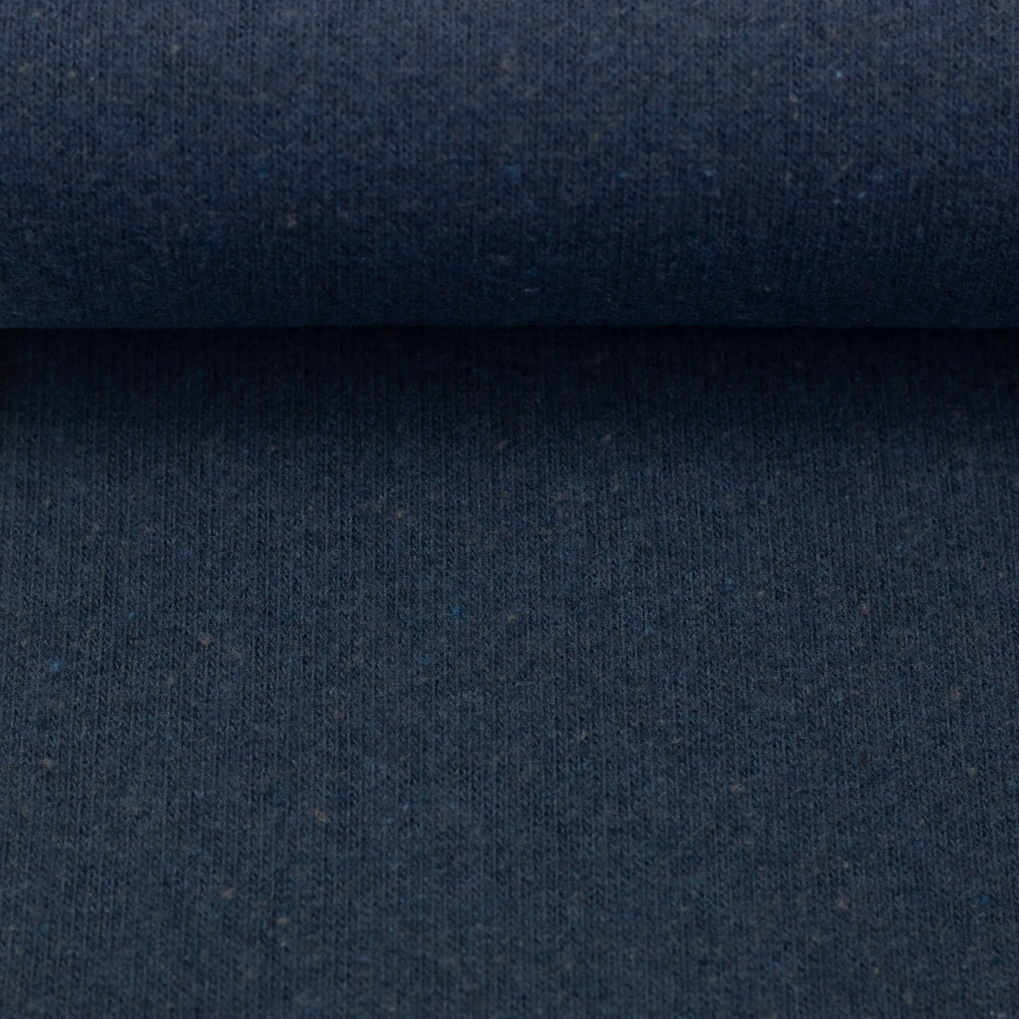 Breistof blauw met gebrushte achterkant