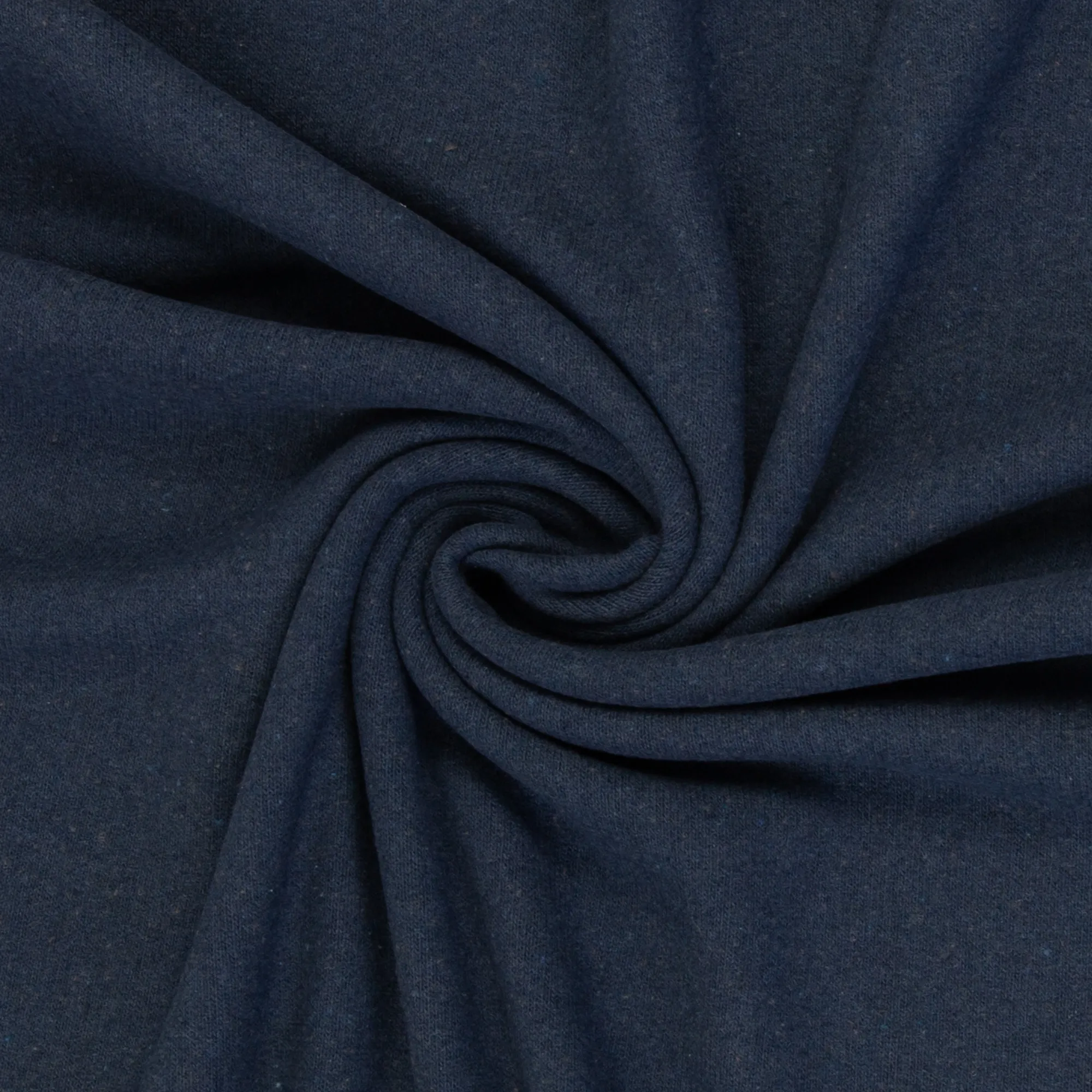 Breistof blauw met gebrushte achterkant