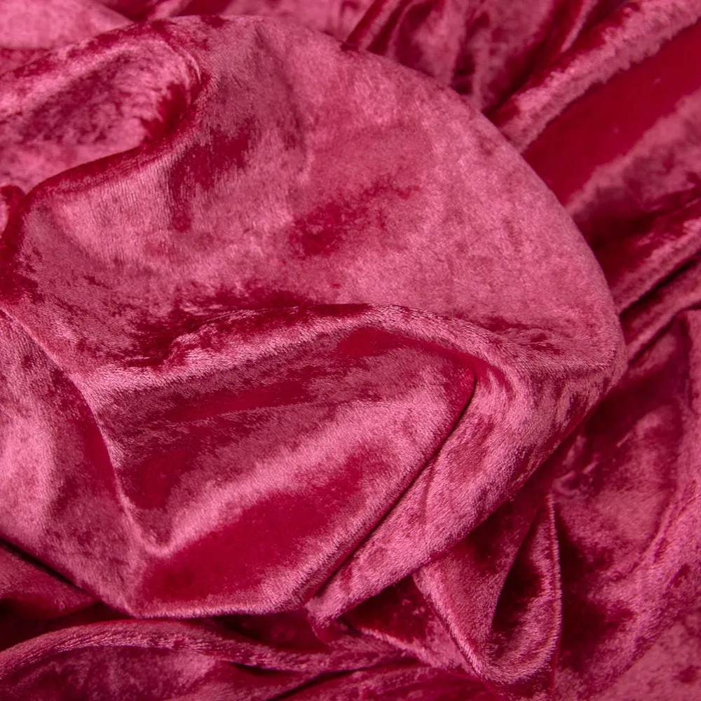 Panvelours uni fuchsia