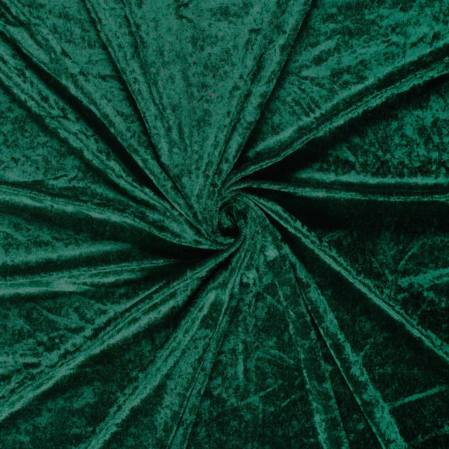 Panvelours uni donkergroen