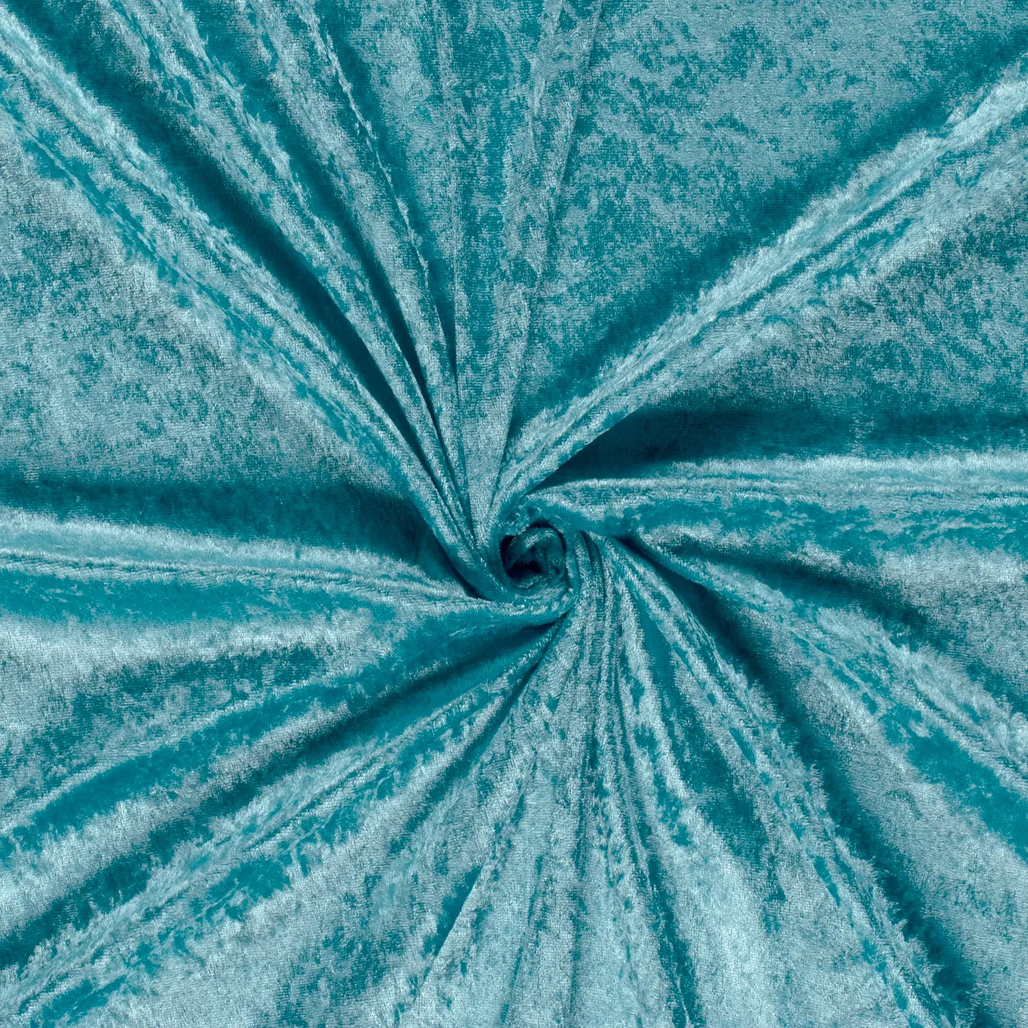 Panvelours uni aqua