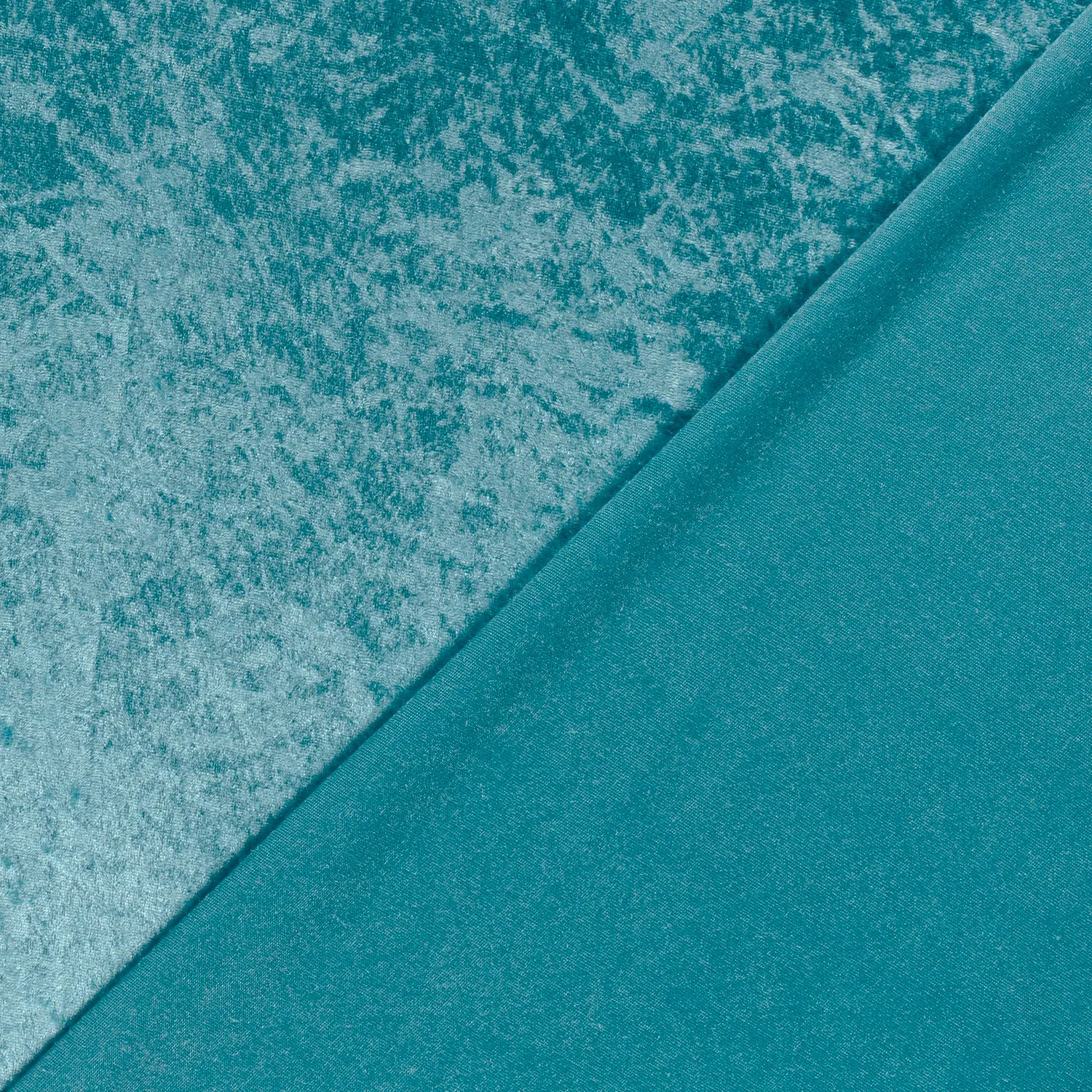 Panvelours uni aqua