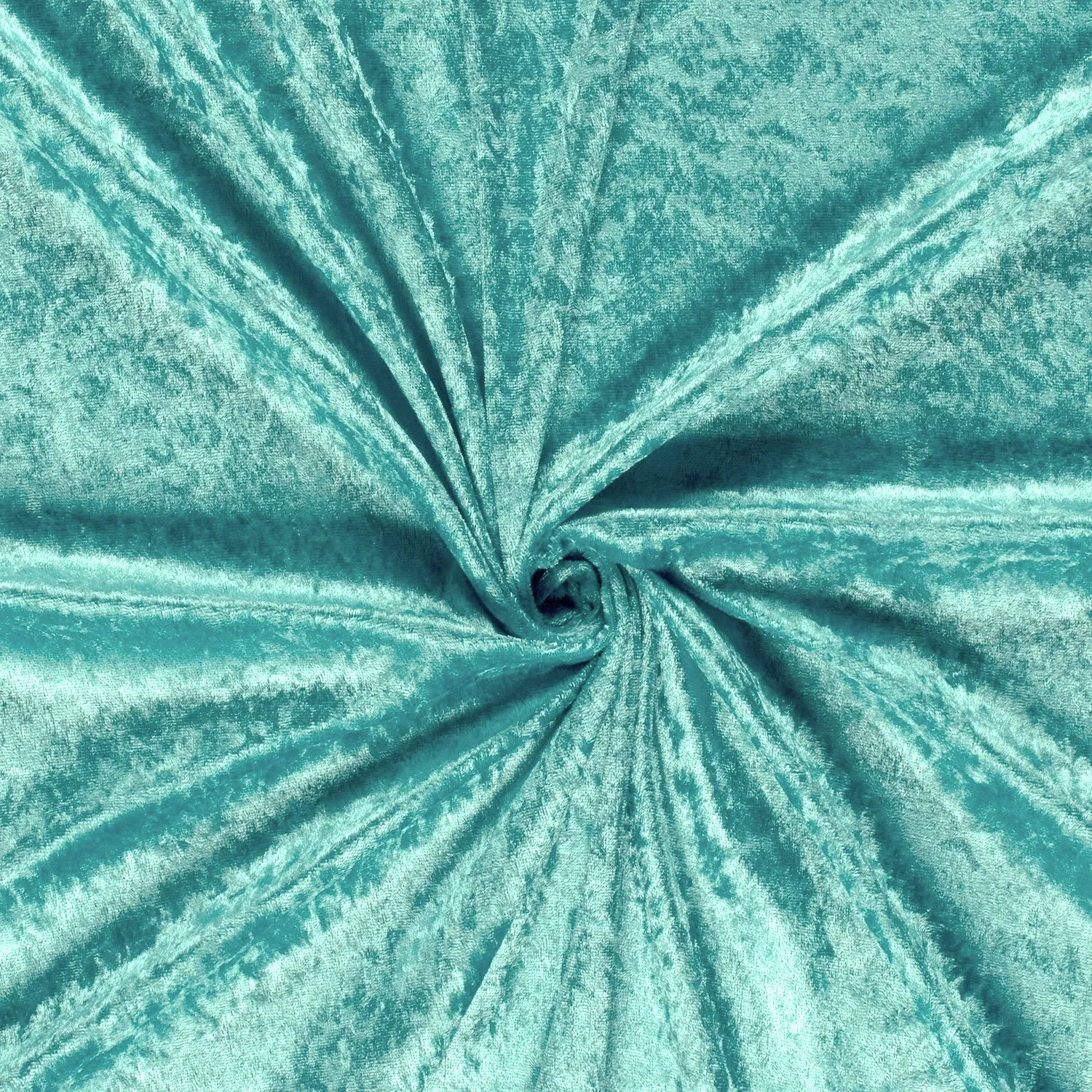 Panvelours uni aqua