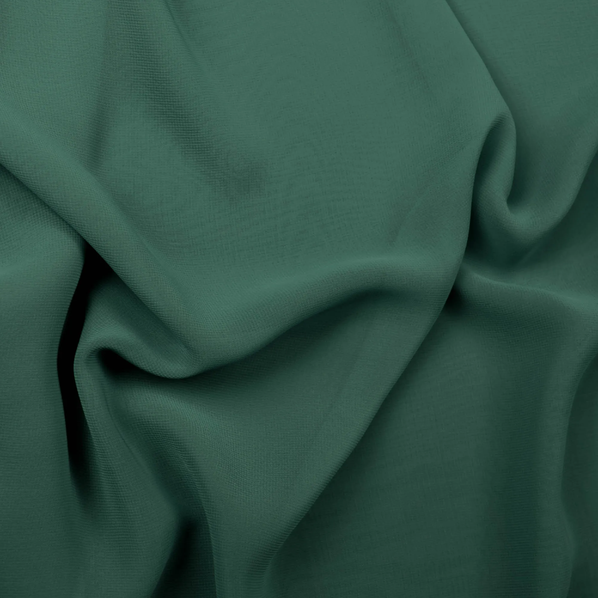 Voile effen turquoise  - Lorré