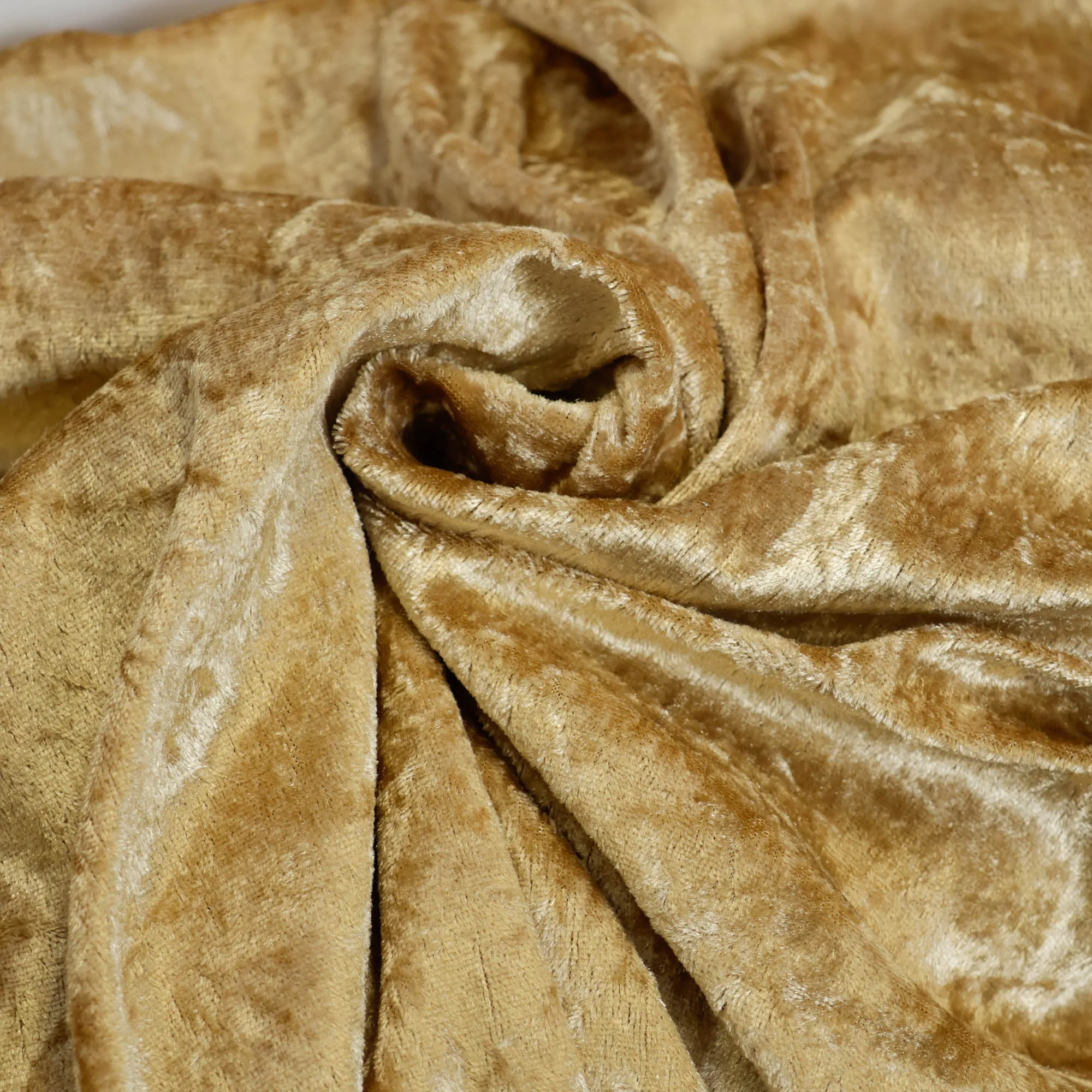 Panvelours uni camel
