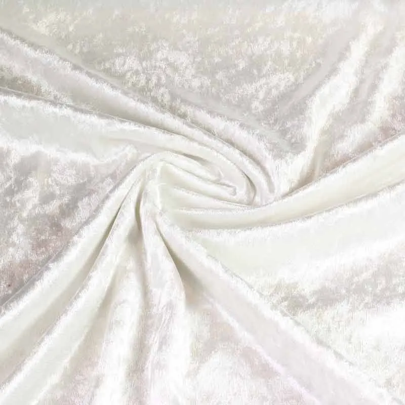 Panvelours uni ecru