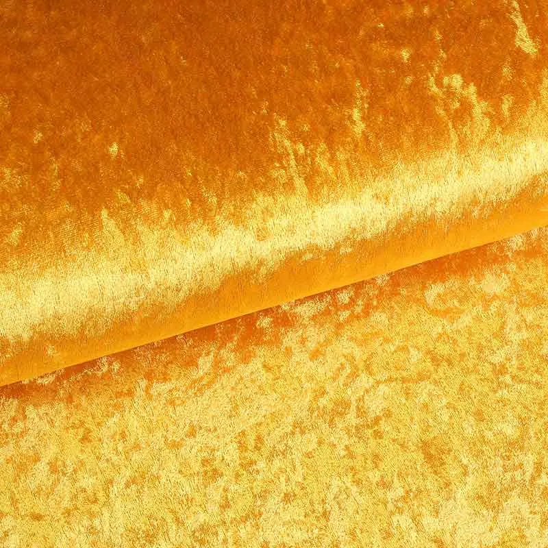 Panvelours uni okergeel