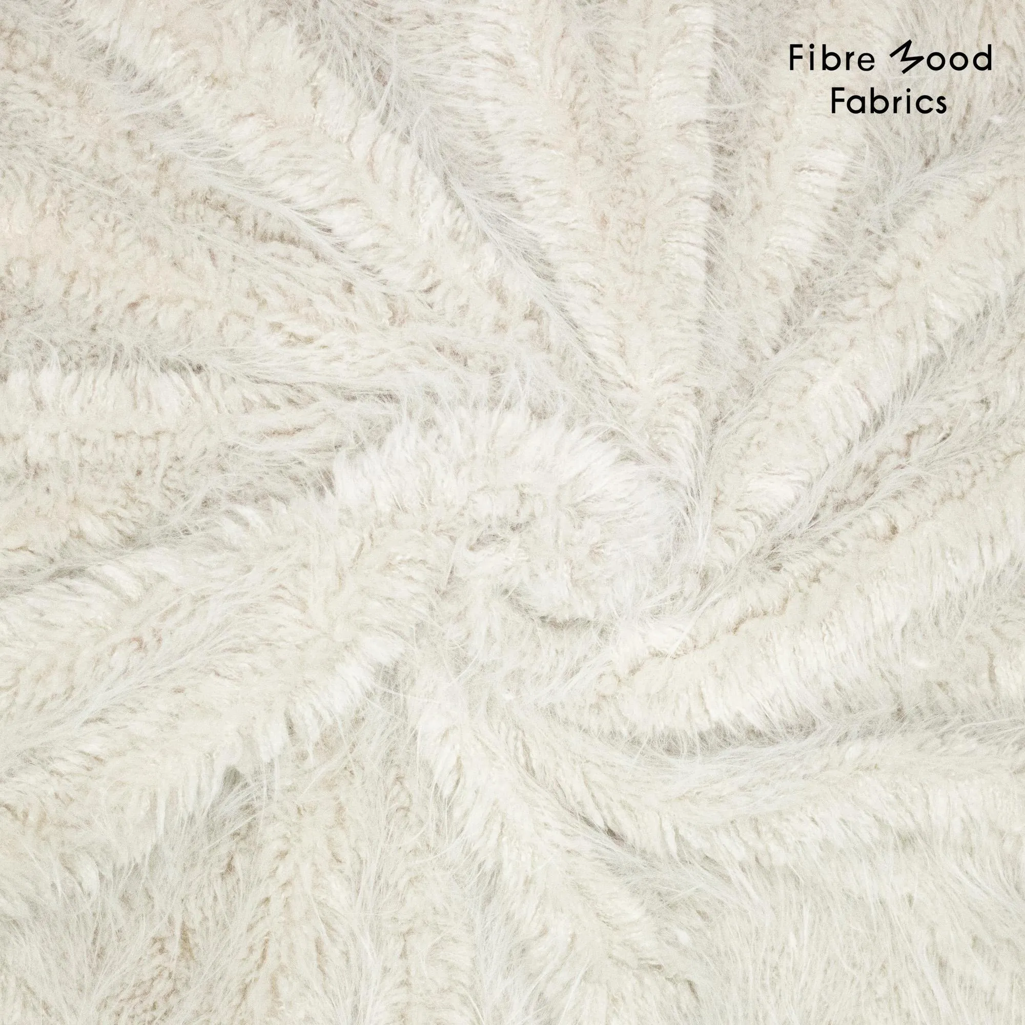 Langharige pels ecru - Fibre Mood