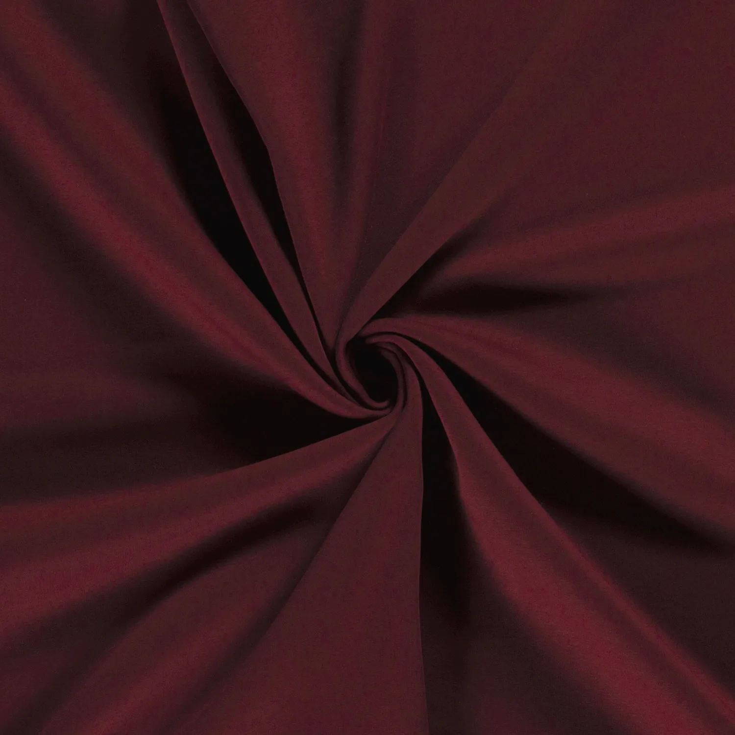 Jogging stof brushed effen bordeaux