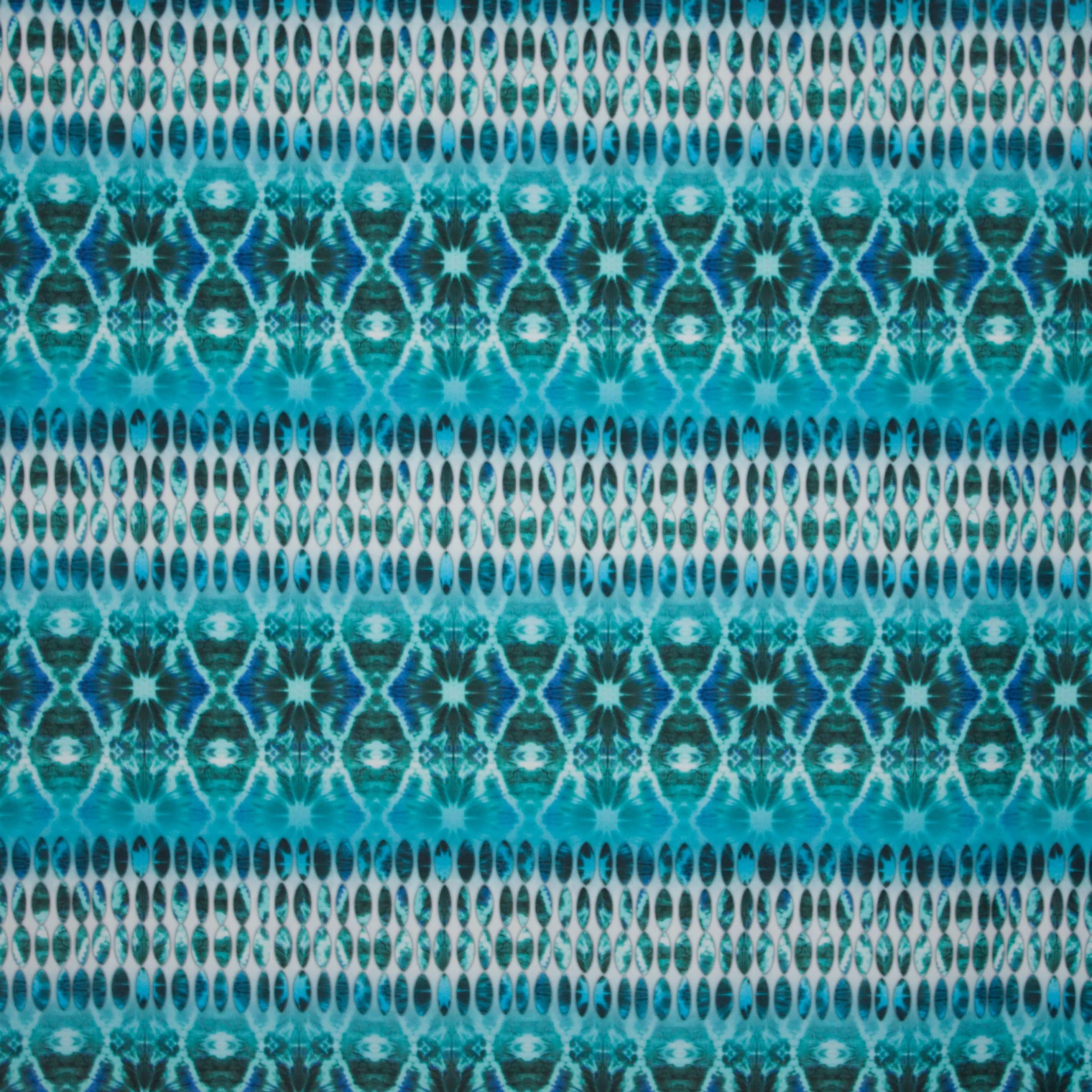 Badpakstof abstract oceaanmotief