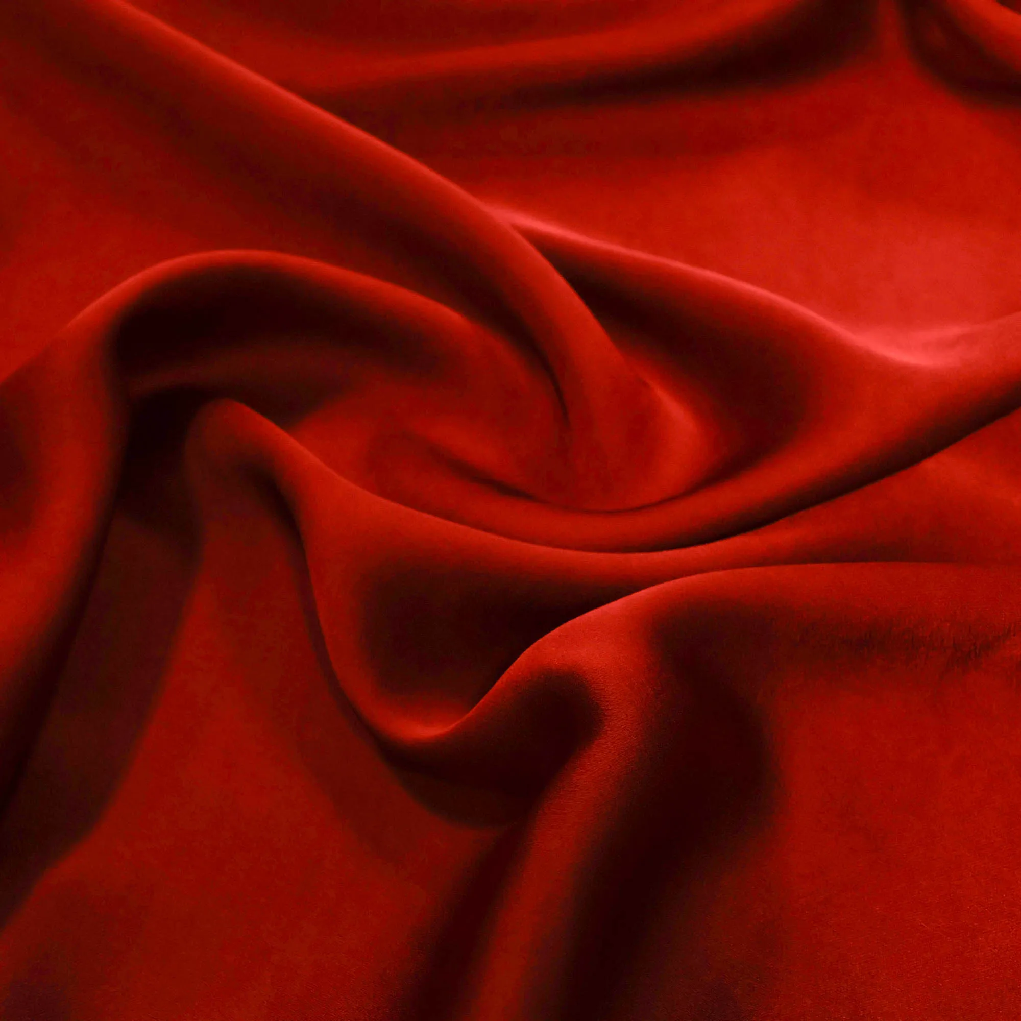 Polyester satijn rood - Lorré