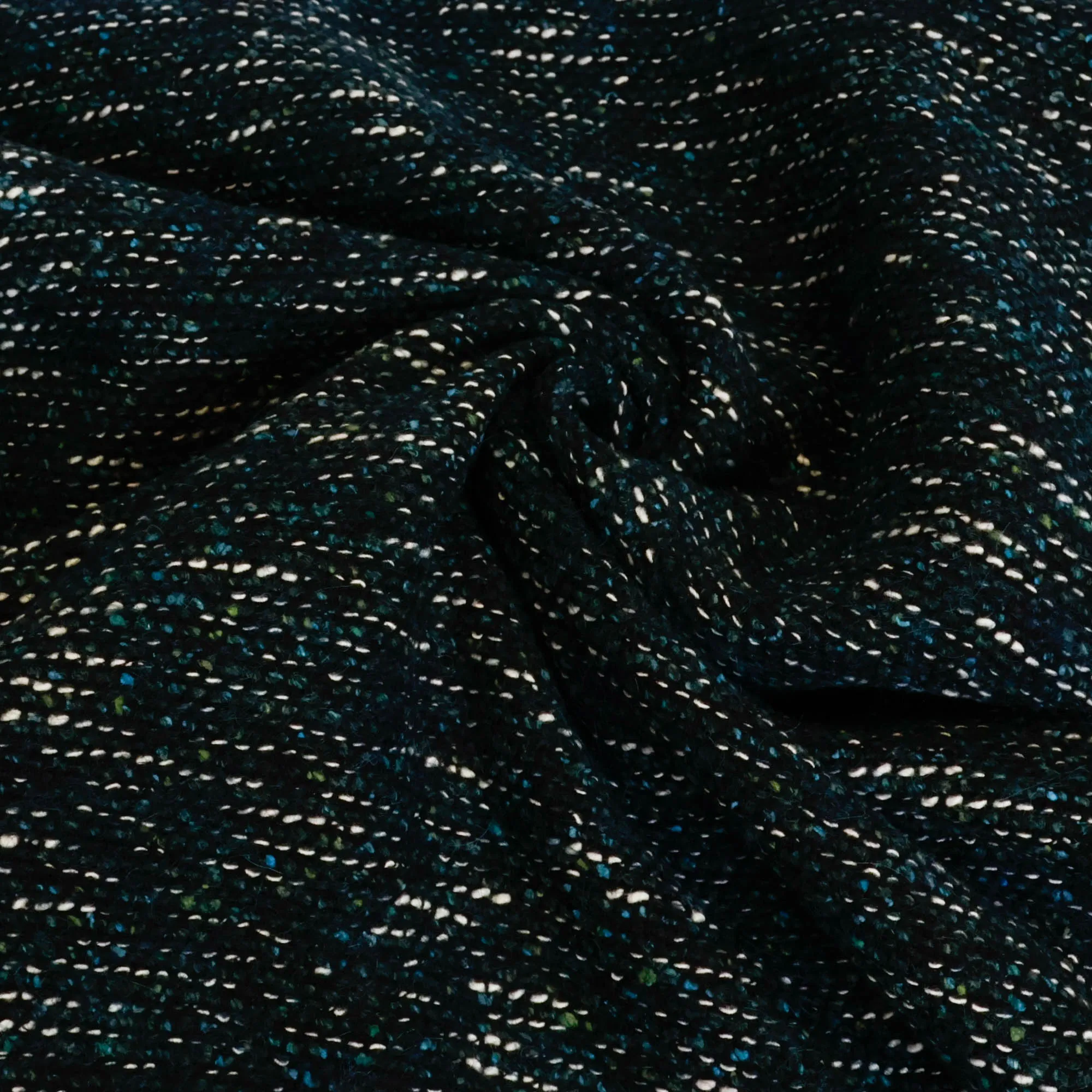 Wolmengeling multicolor groen