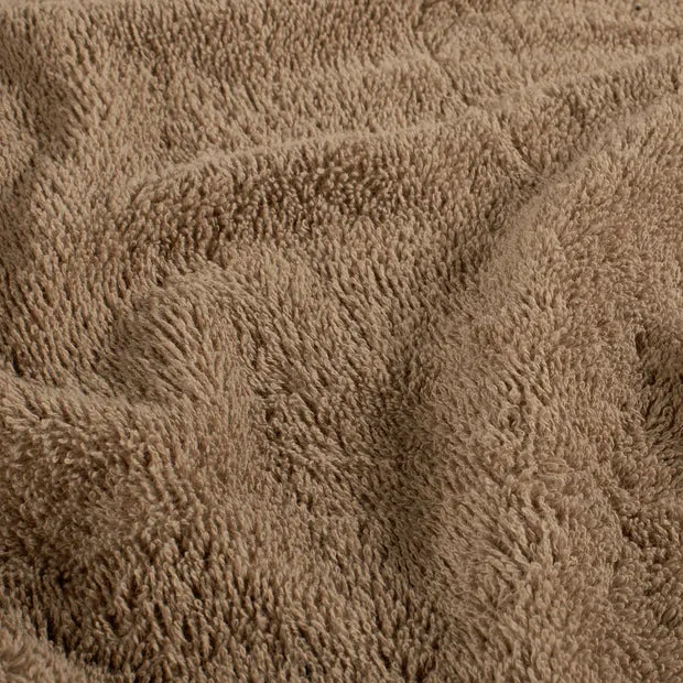 Badstof effen camel