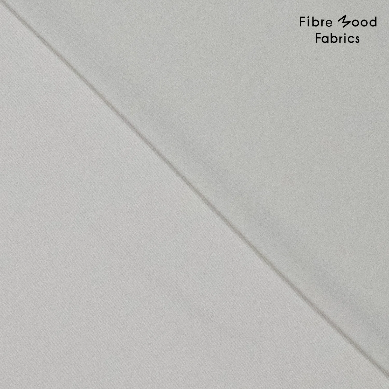 Twill viscose nylon licht grijs - Fibre Mood