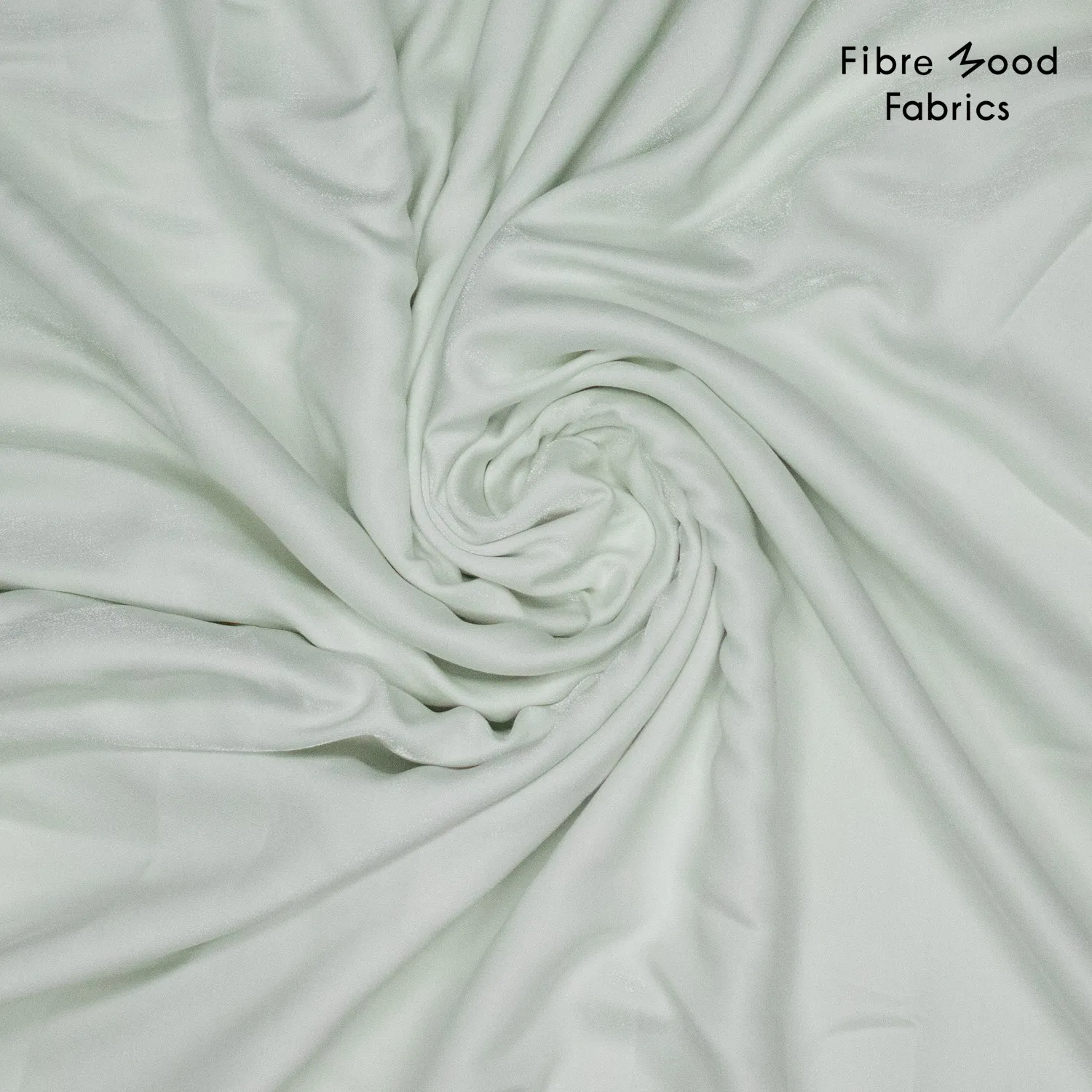 Glitter viscose wit - Fibre Mood