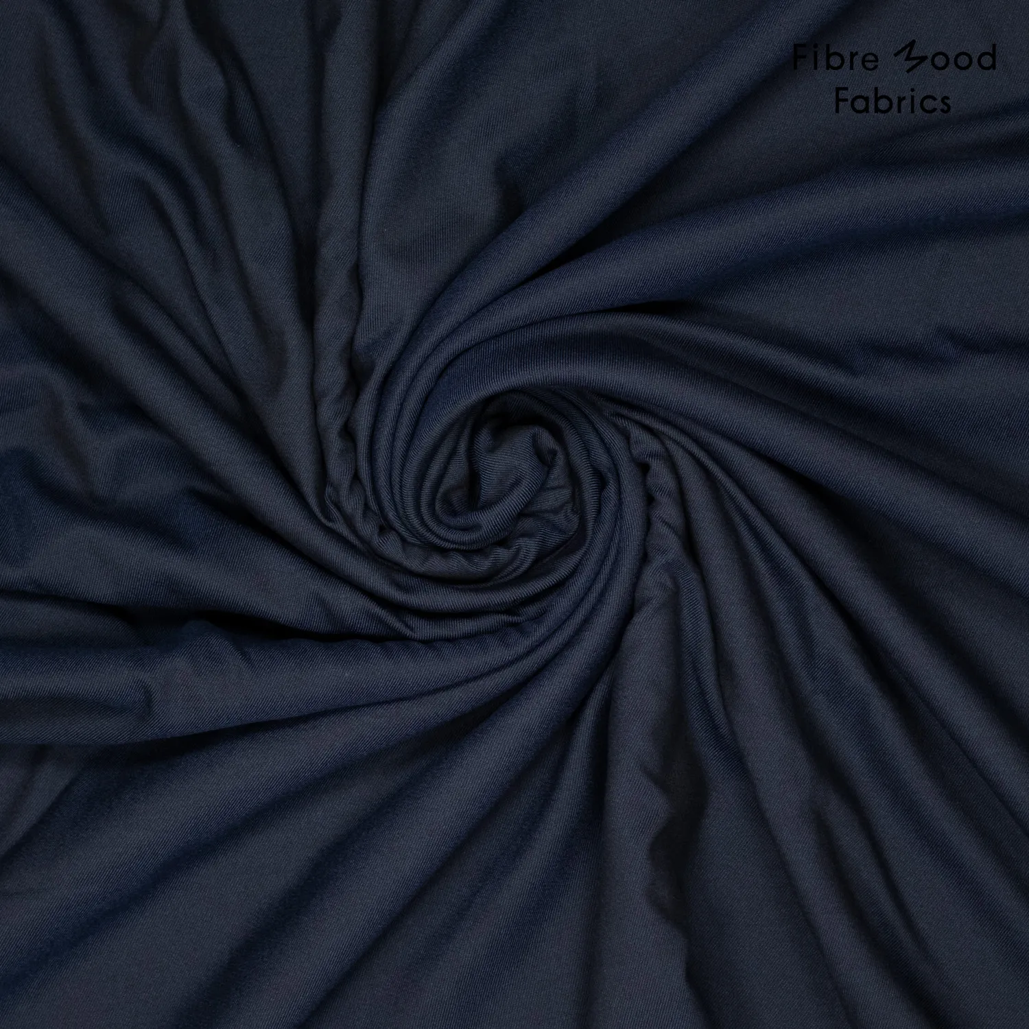 Viscose stretch donkerblauw - Fibre Mood
