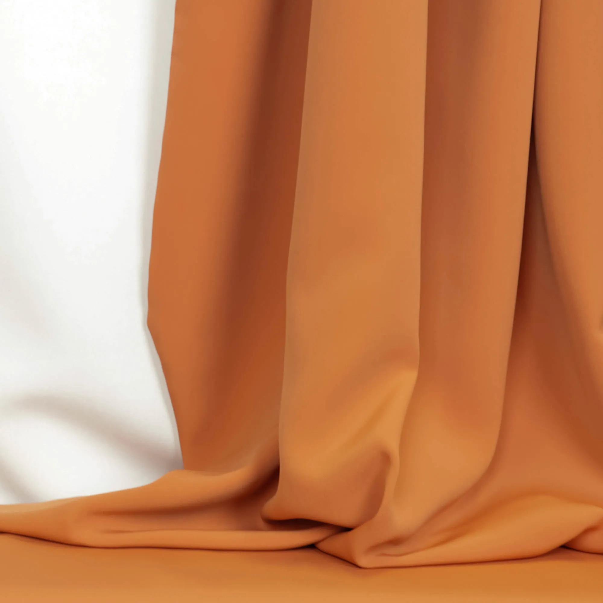 Polyester oranjebruin