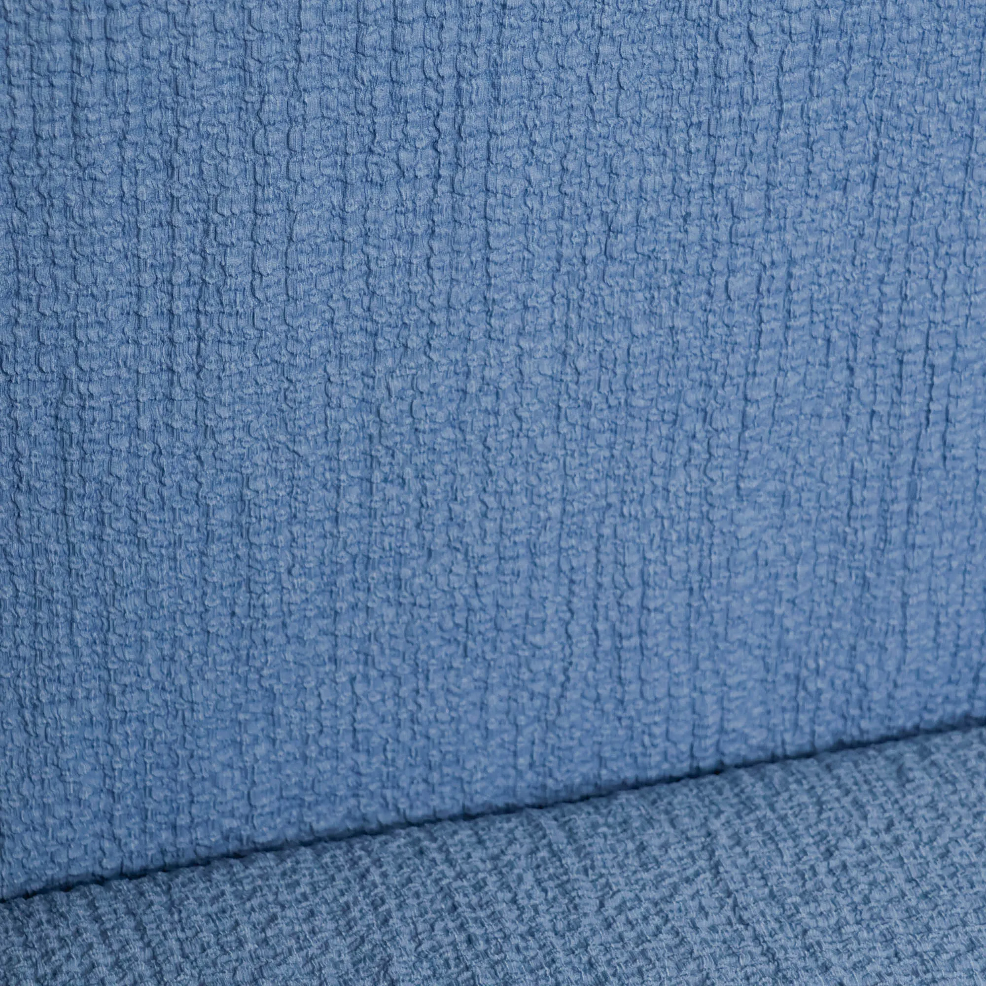Seersucker blauw  - Burda