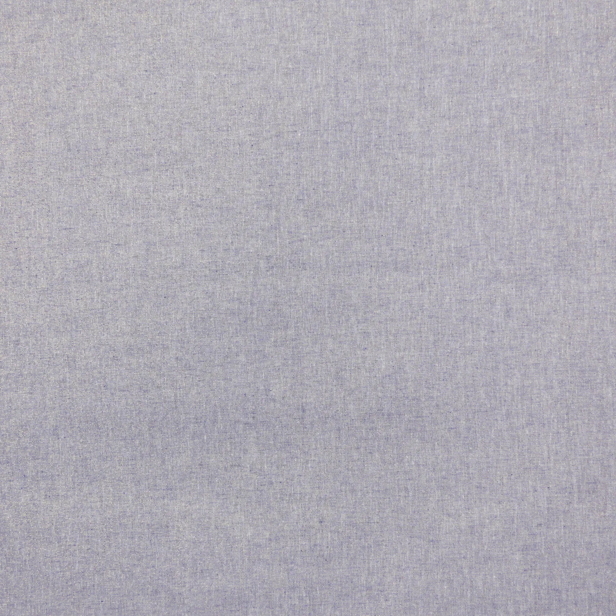 Katoen linnen lurex blauw