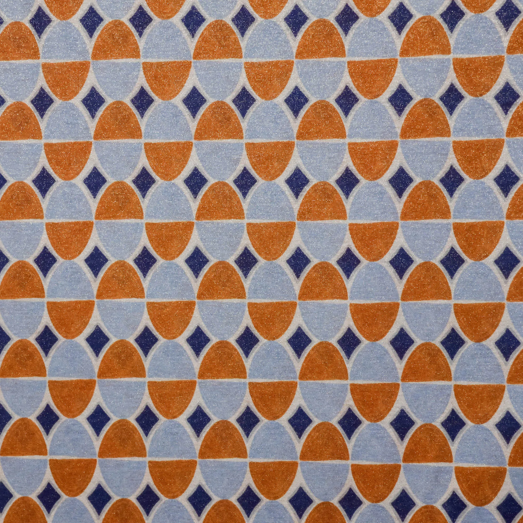 Tricot abstract patroon met glinstering