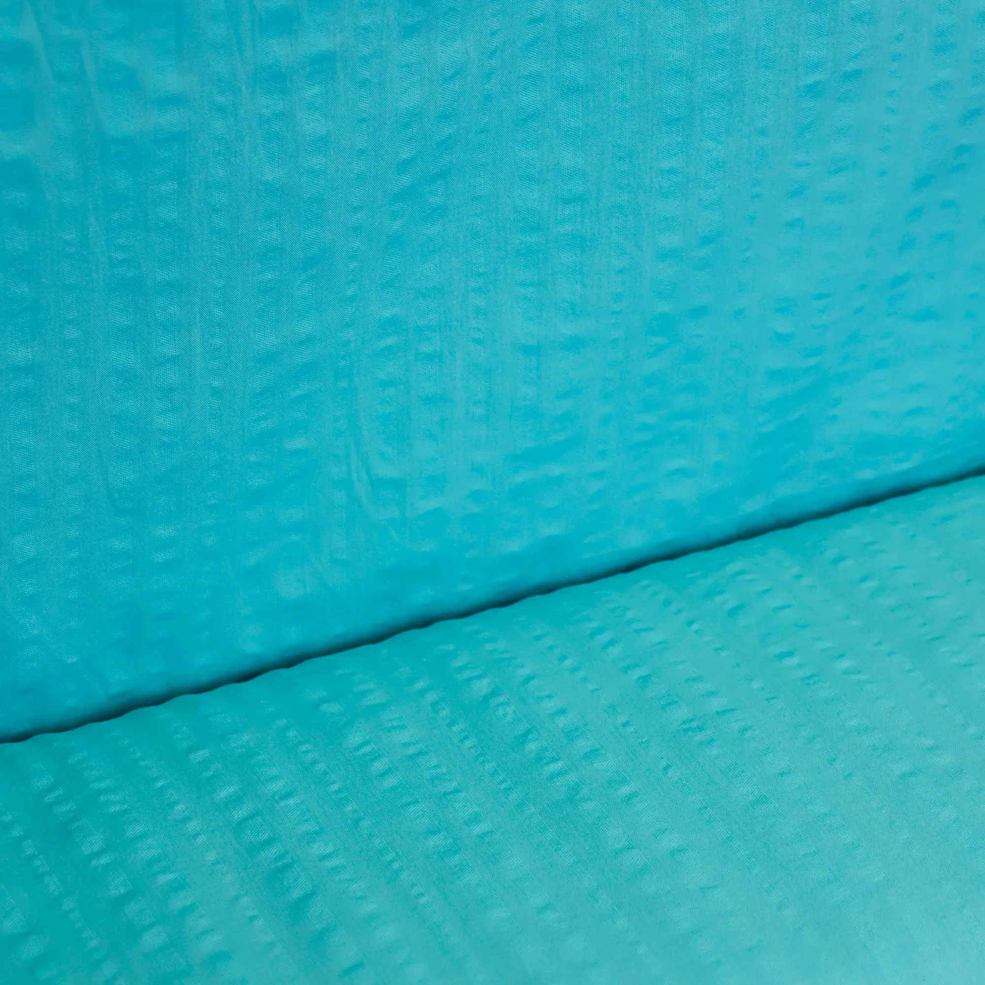Katoen met strepenpatroon blauw