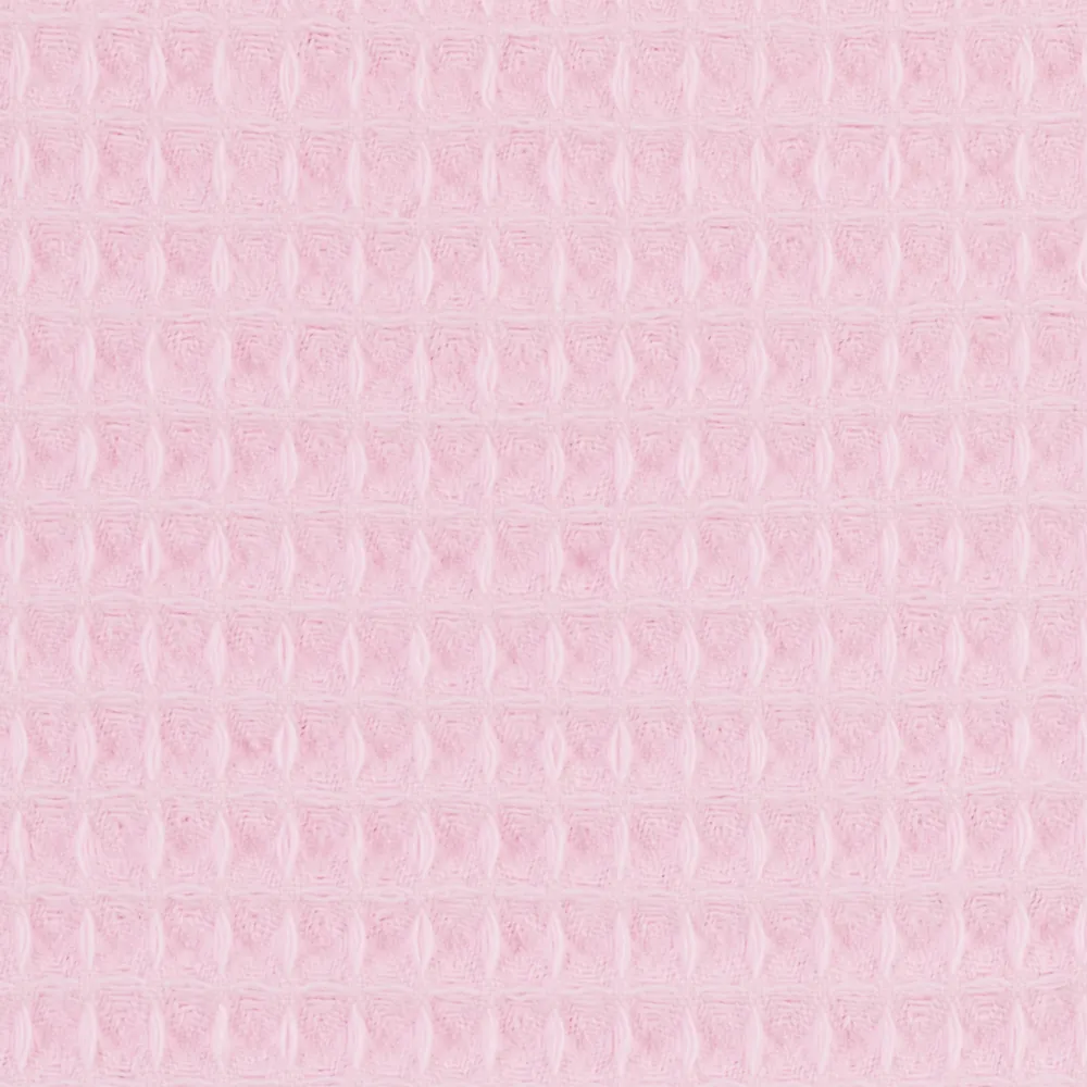 Wafelstof katoen roze 'Nelson'