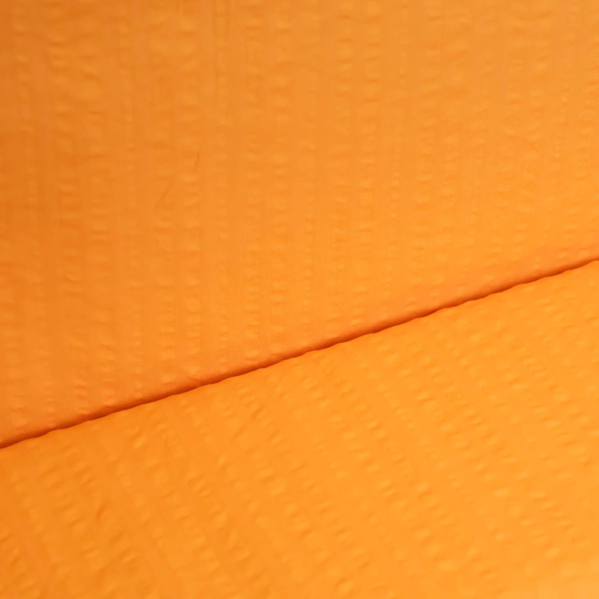 Katoen met strepenpatroon oranje