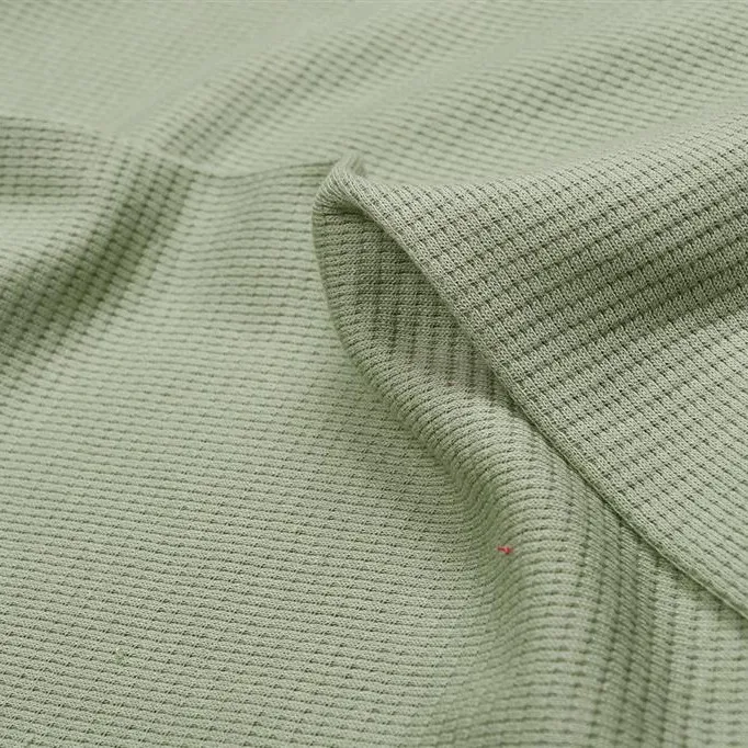 Wafeltricot groen