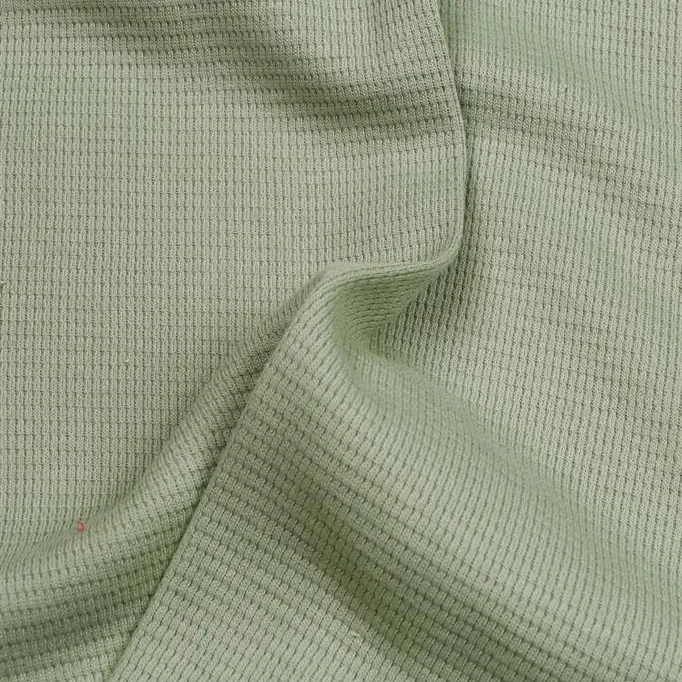 Wafeltricot groen