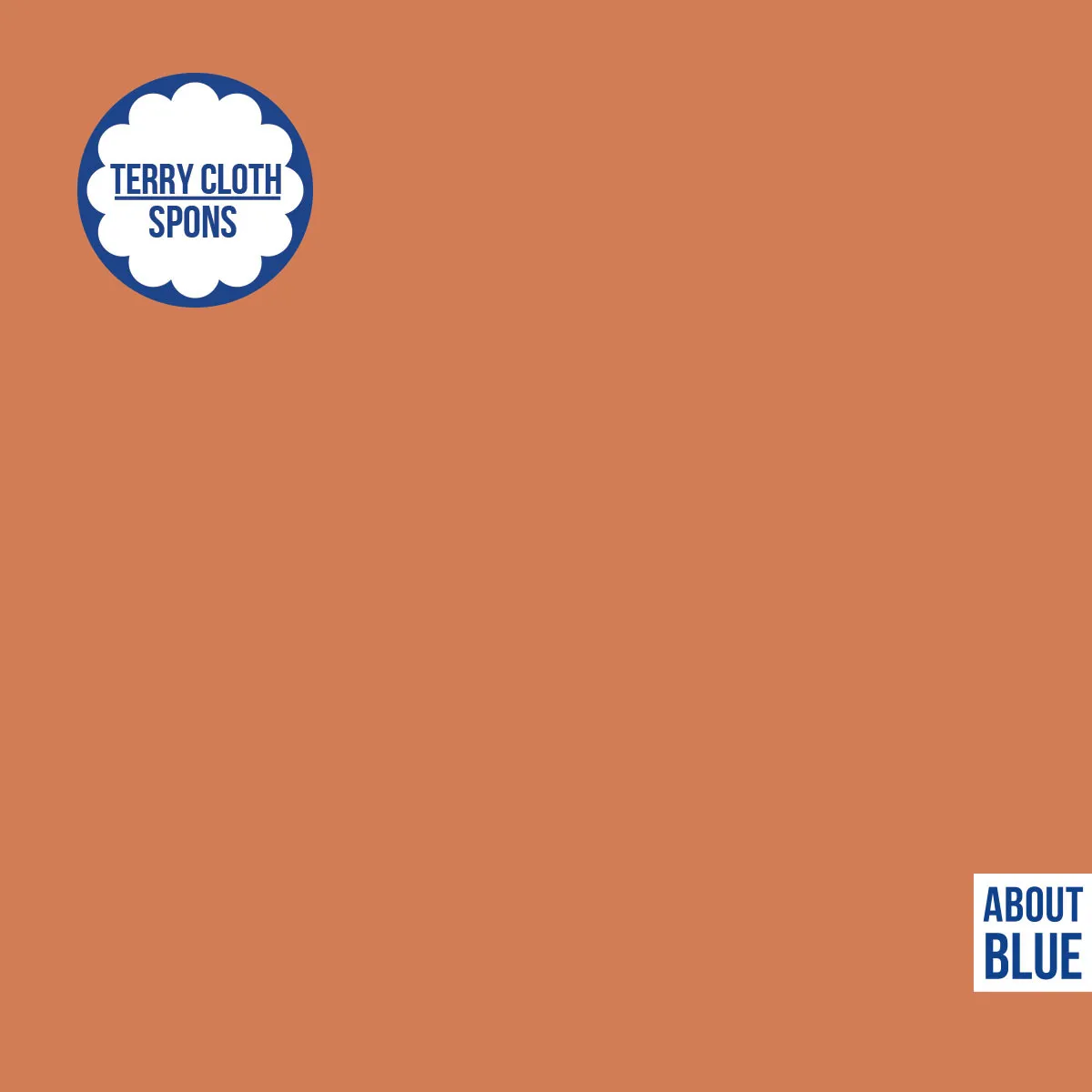 Spons badstof rood - About Blue