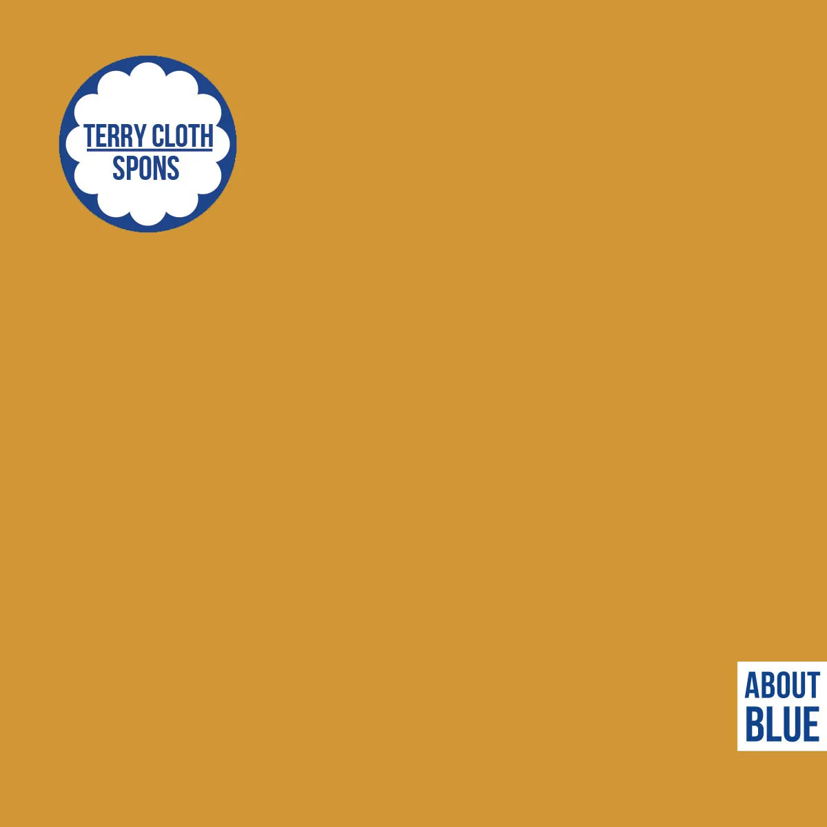 Spons badstof goud - About Blue