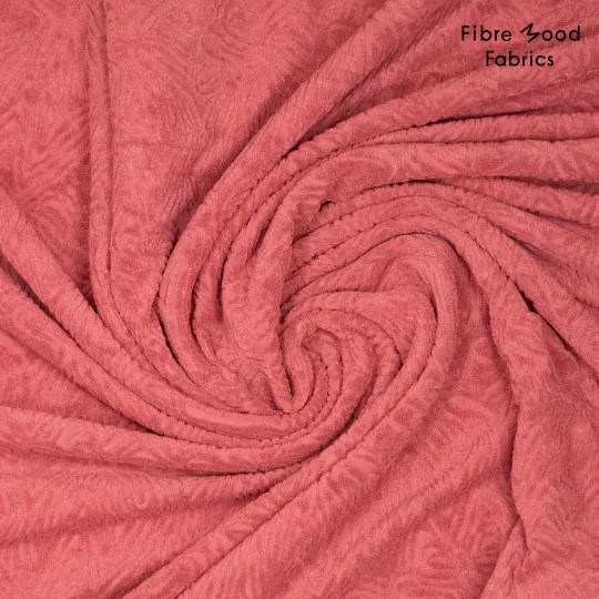 Jacquard pels rood - Fibre Mood