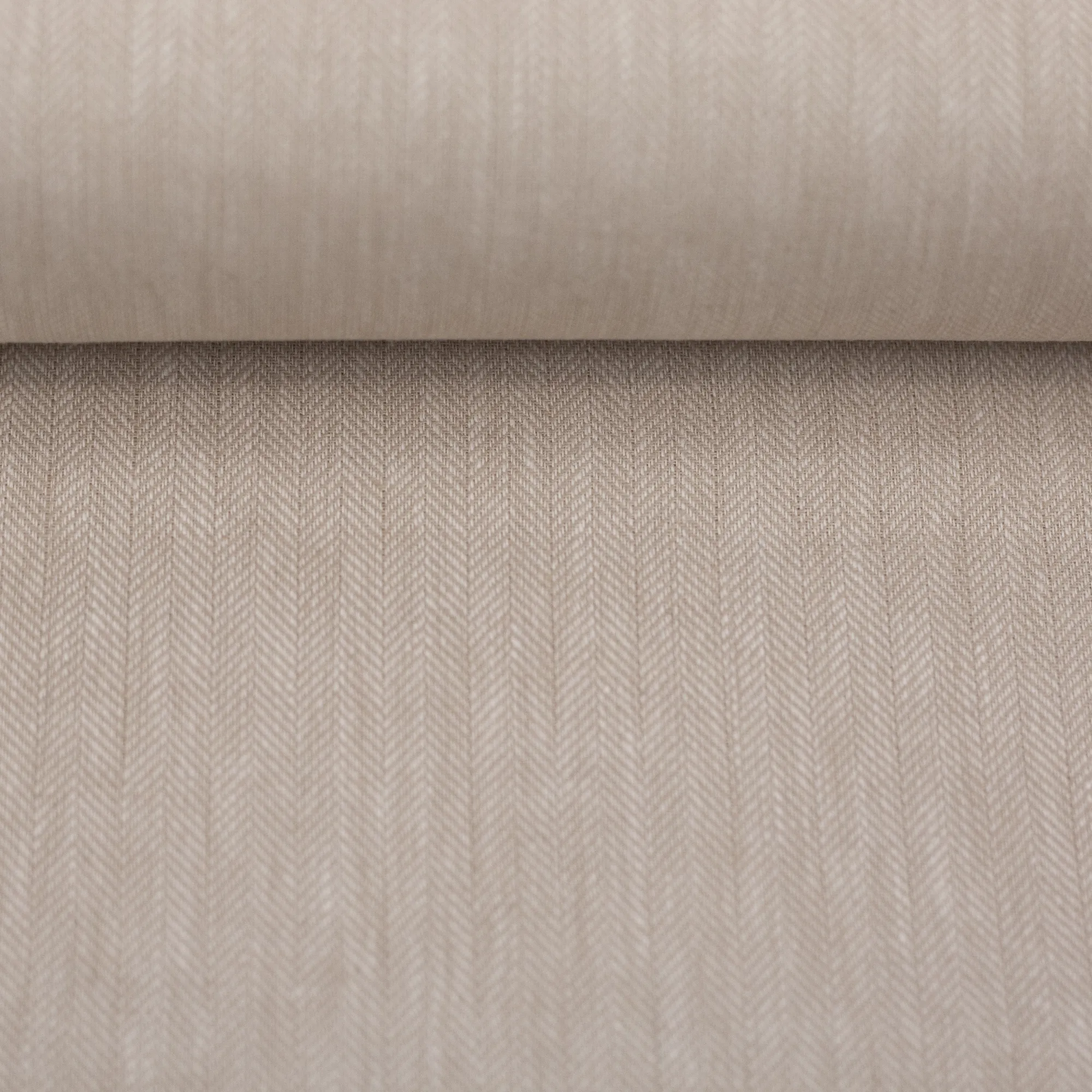 Linnenmengeling beige visgraat