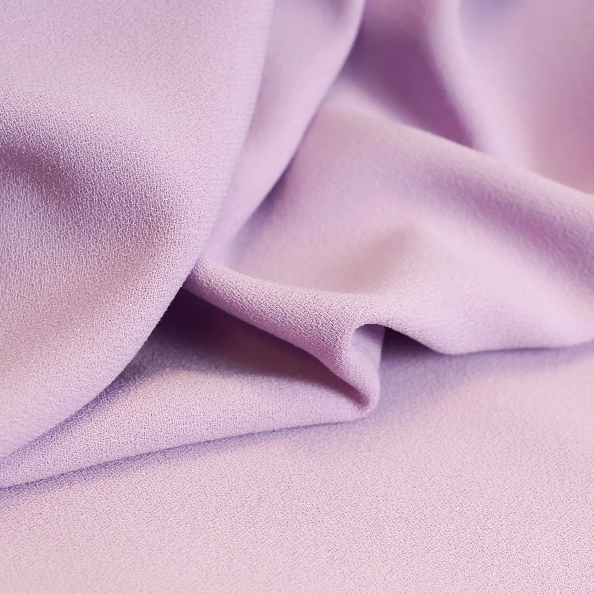 Polyester crêpe lila