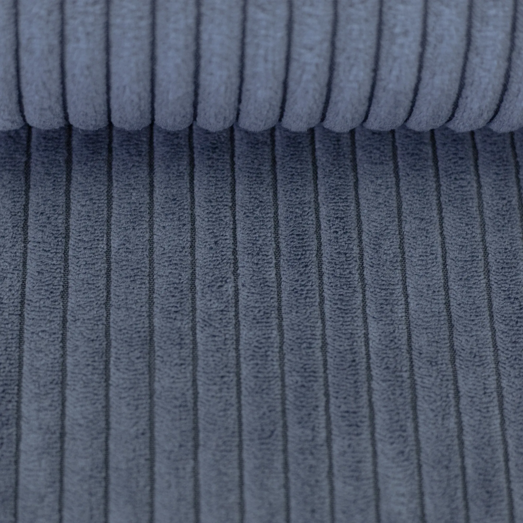 Harde ribfluweel blauw