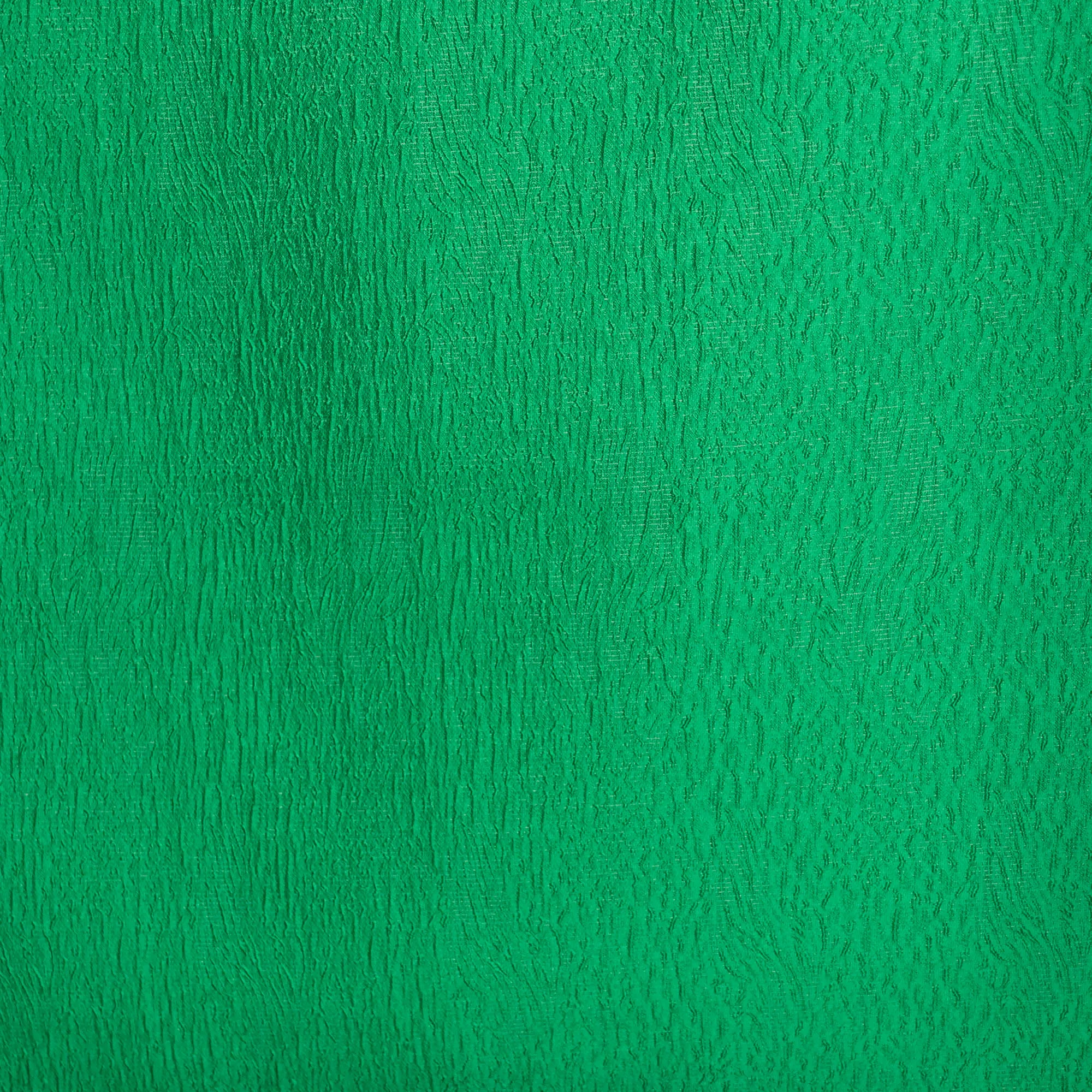 Reliëfstof groen met glans