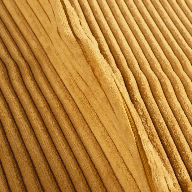 Ribfluweel geverfd effen beige