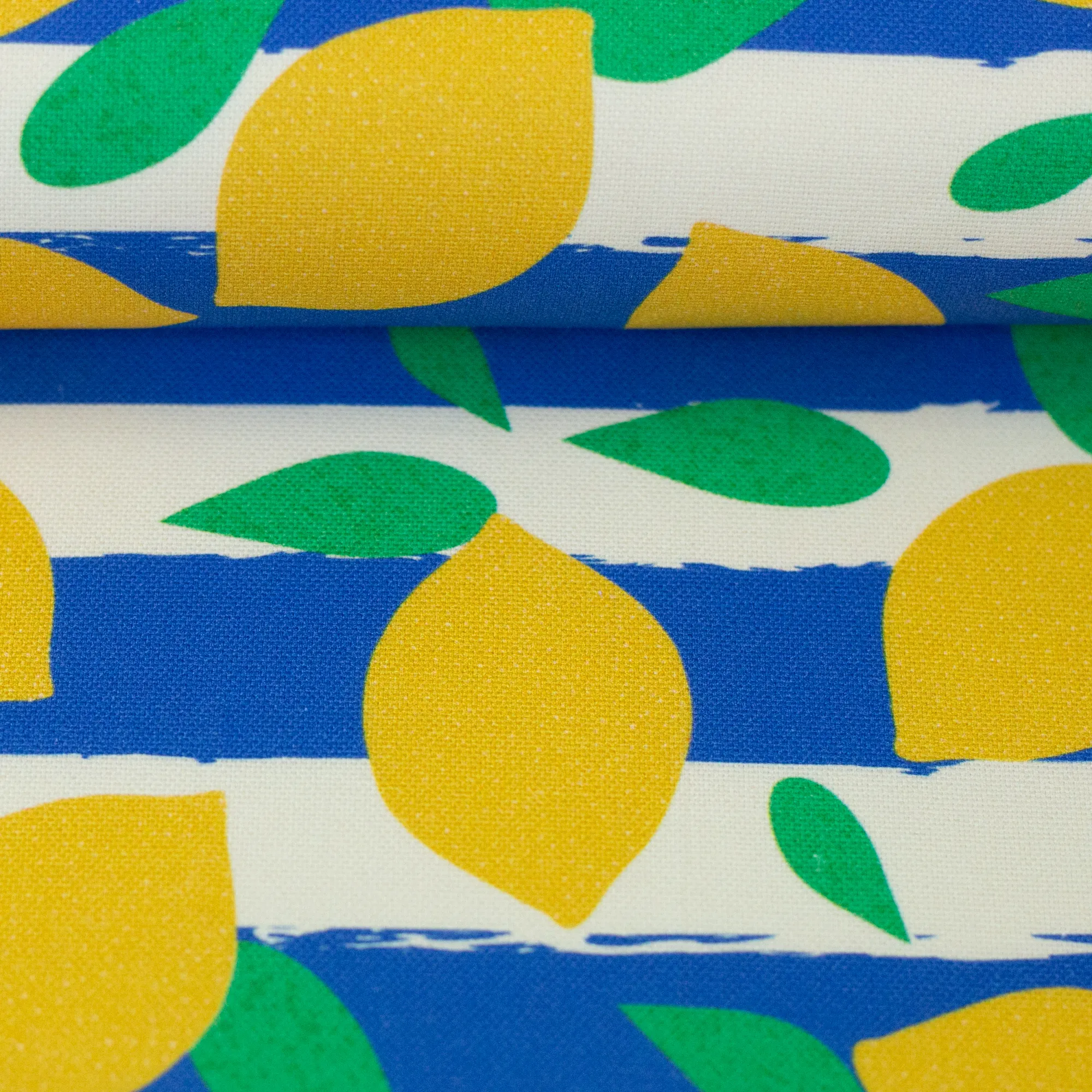 Canvas met print fruit citroen 'Jumble & Zest'
