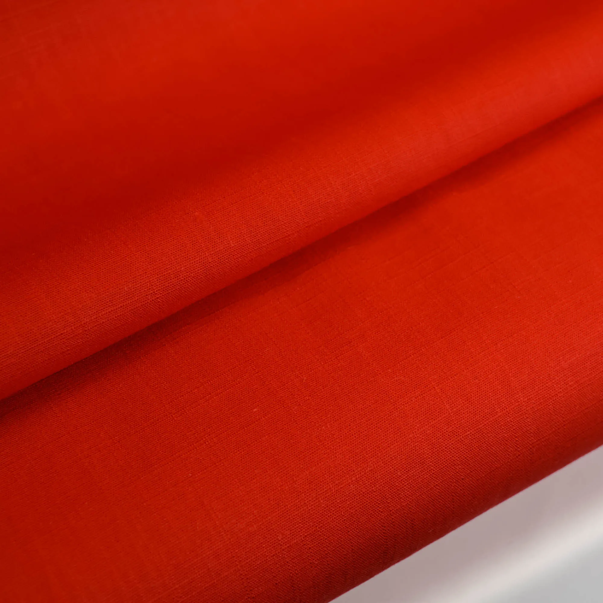 Viscose linnen  stretch rood