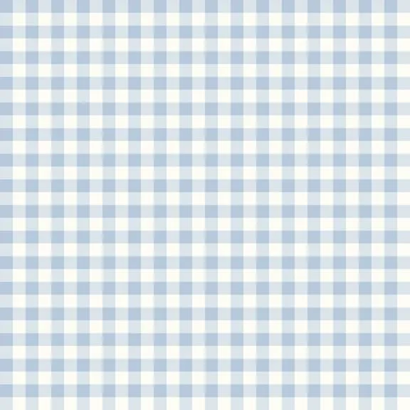 Katoen geruit blauw